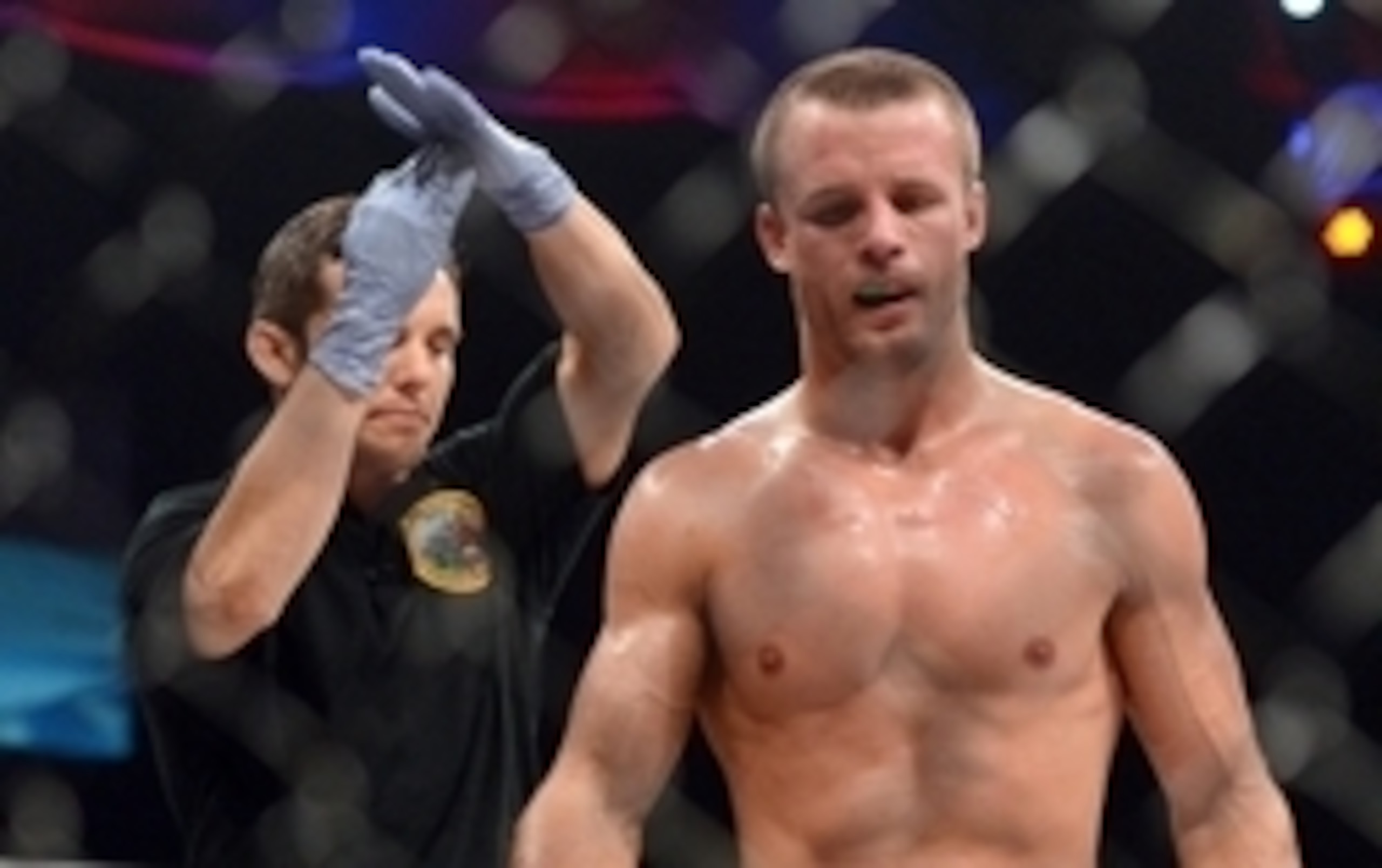 Pitbull took the title off Curran (pictured) Pitbull took the title off Curran (pictured)