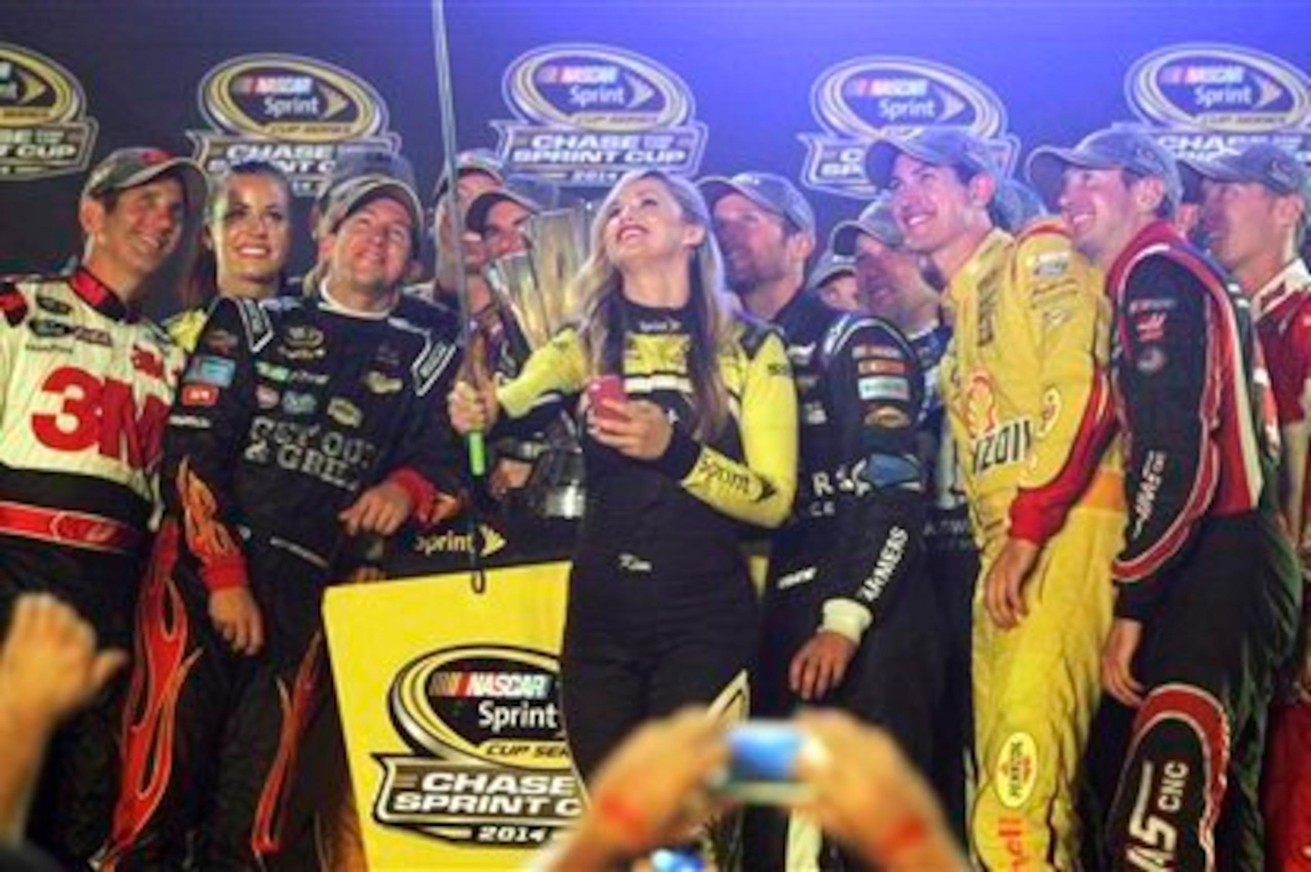 Smile, boys. Now it's time to get serious with the start of the 2014 Chase for the Sprint Cup.