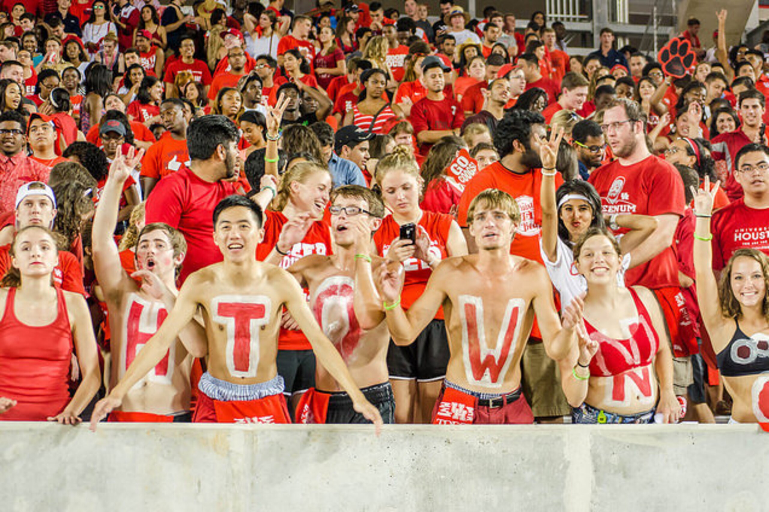 Houston fans enjoyed their first win at TDECU Stadium.