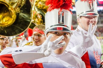 Halftime is always fun with the Coogs.