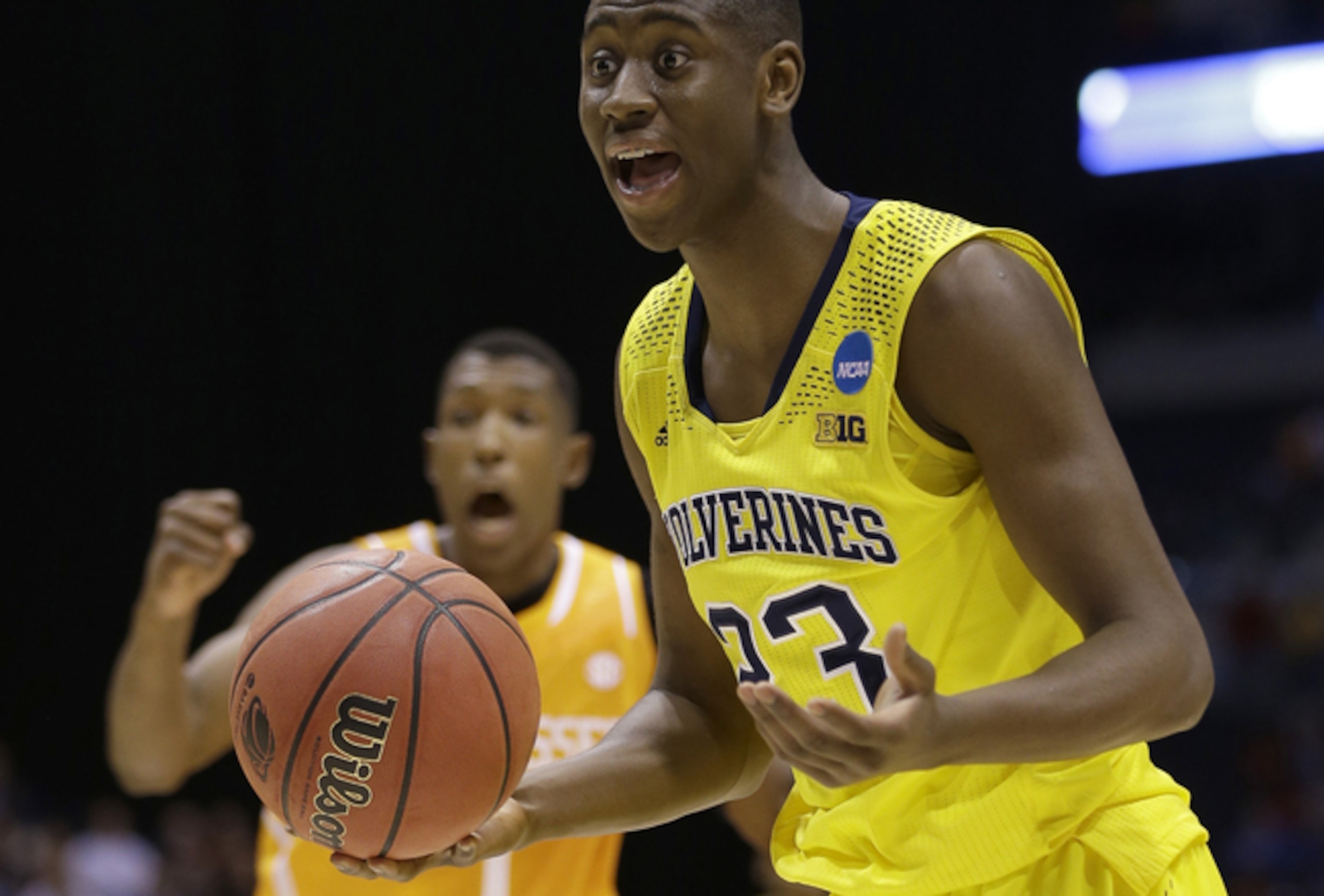 Caris LeVert had a fractured left foot during the NCAA tournament.