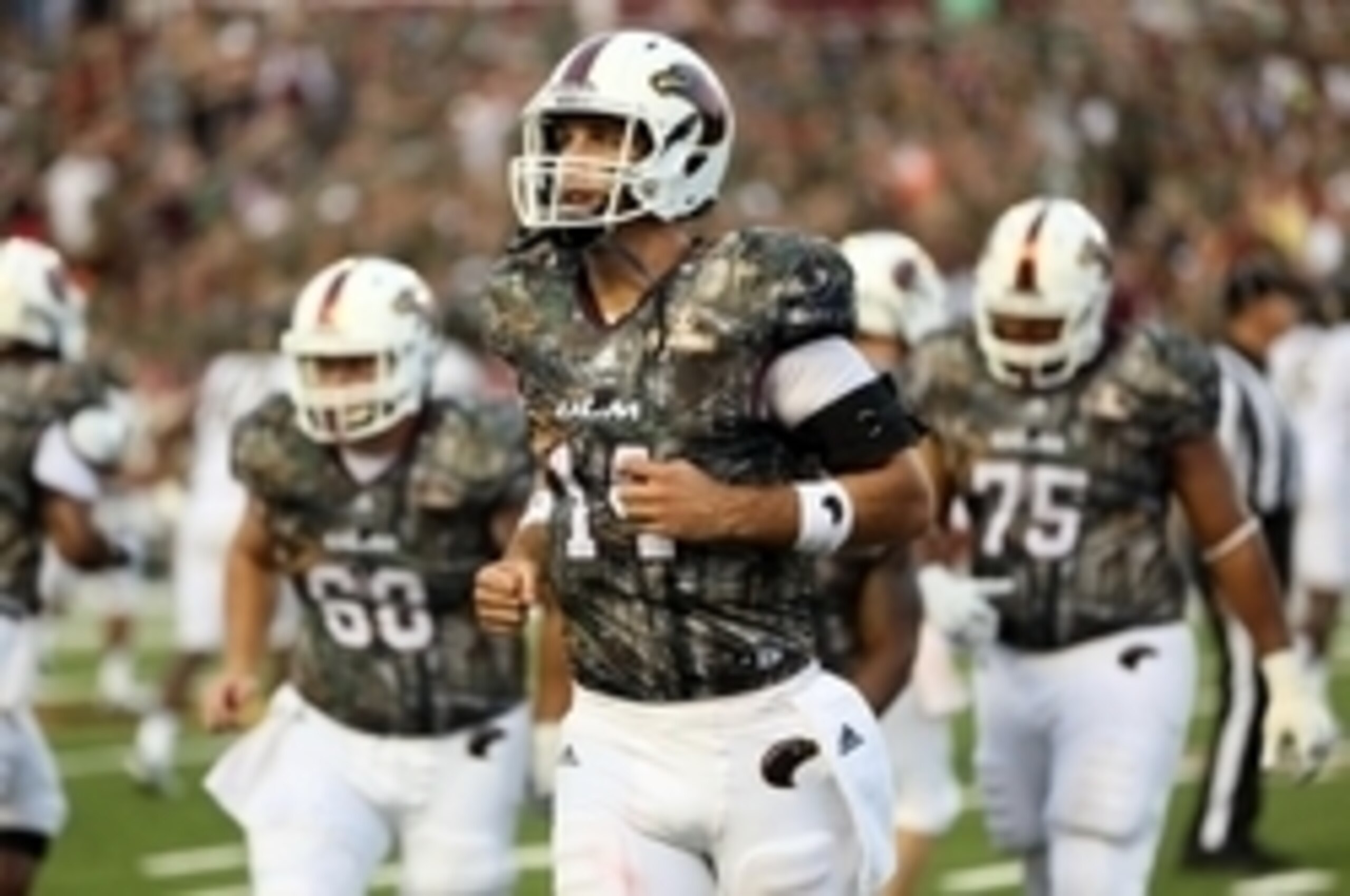 ULM quarterback Pete Thomas ULM quarterback Pete Thomas