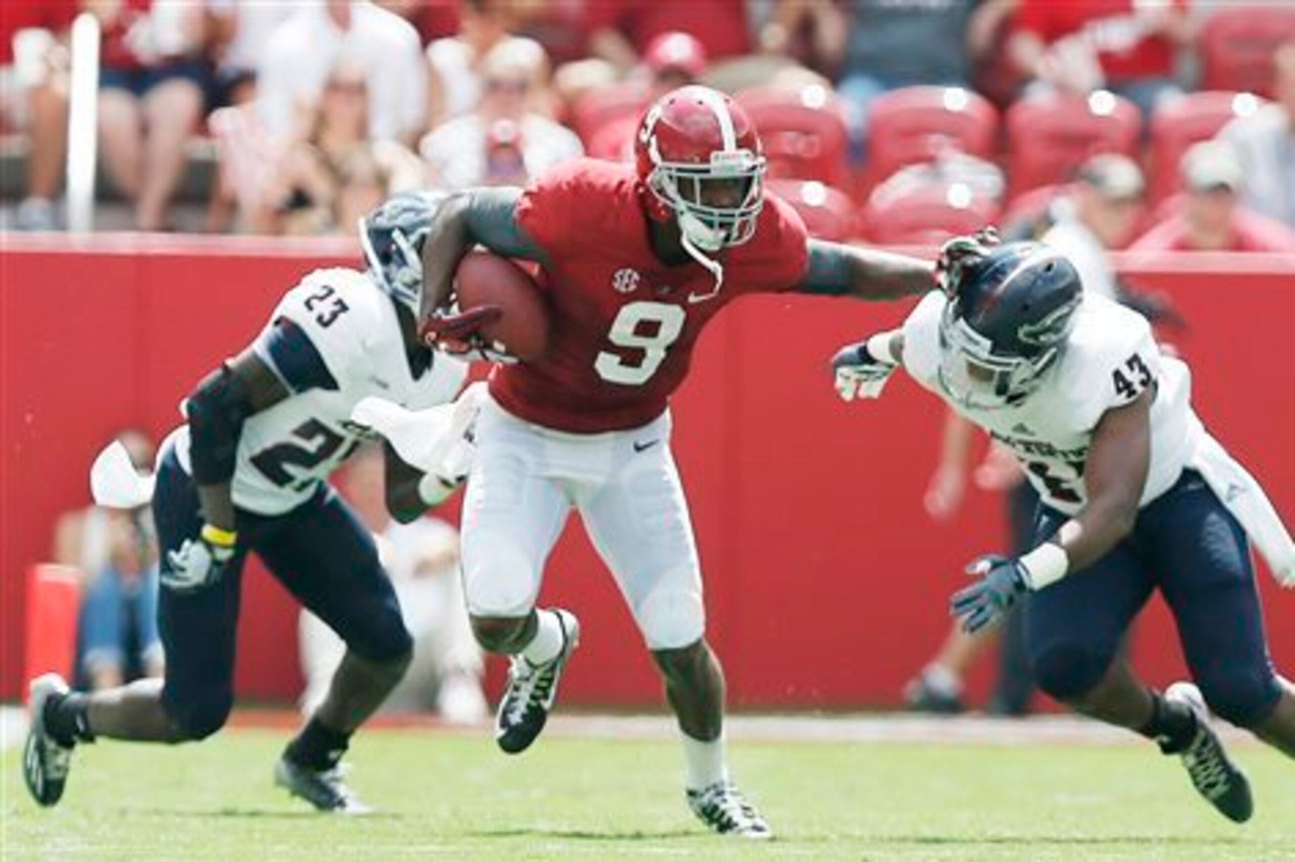 Alabama wide receiver Amari Cooper has been an early star of the 2014 college football season.