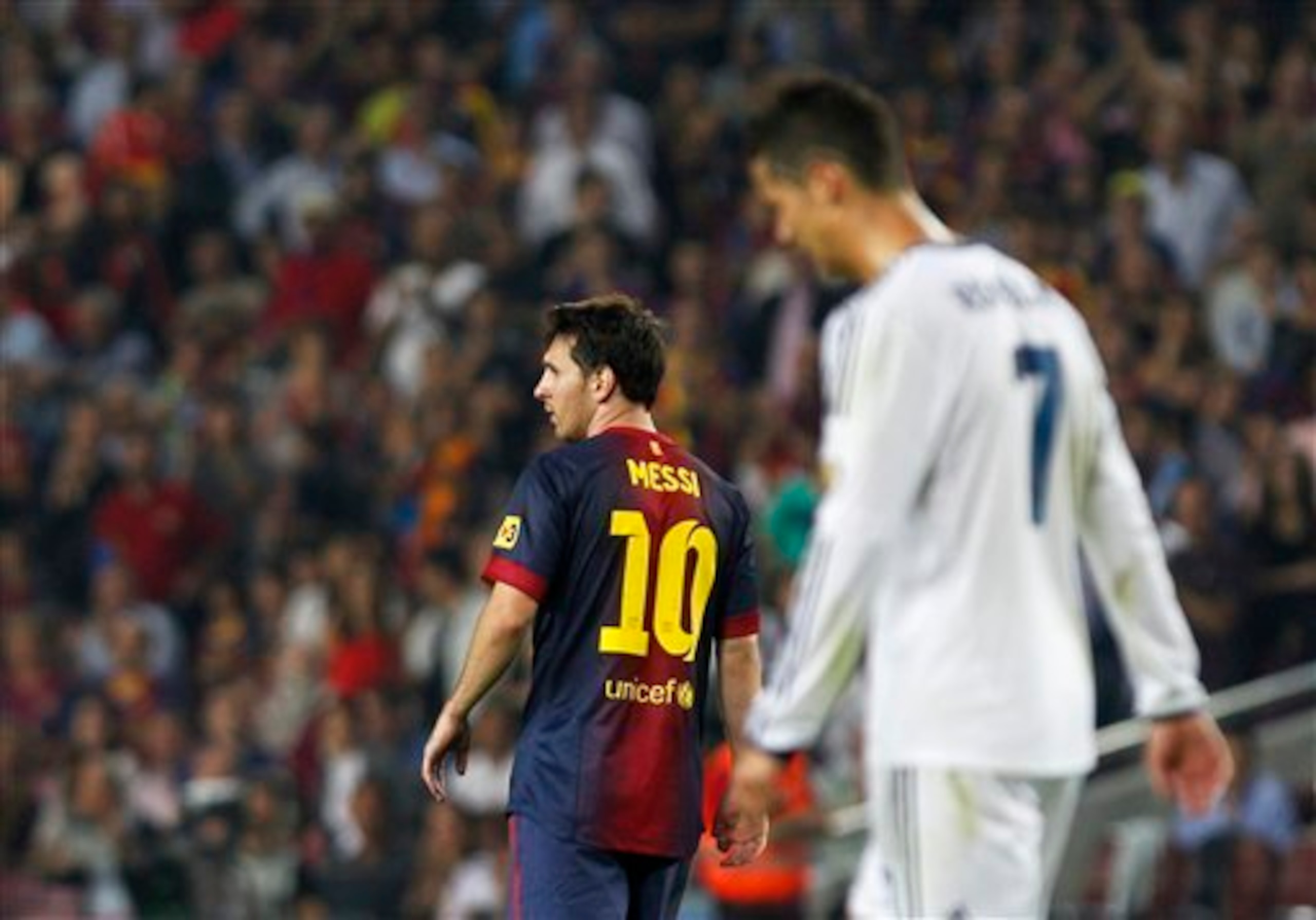 The battle between Messi and Ronaldo rages on.