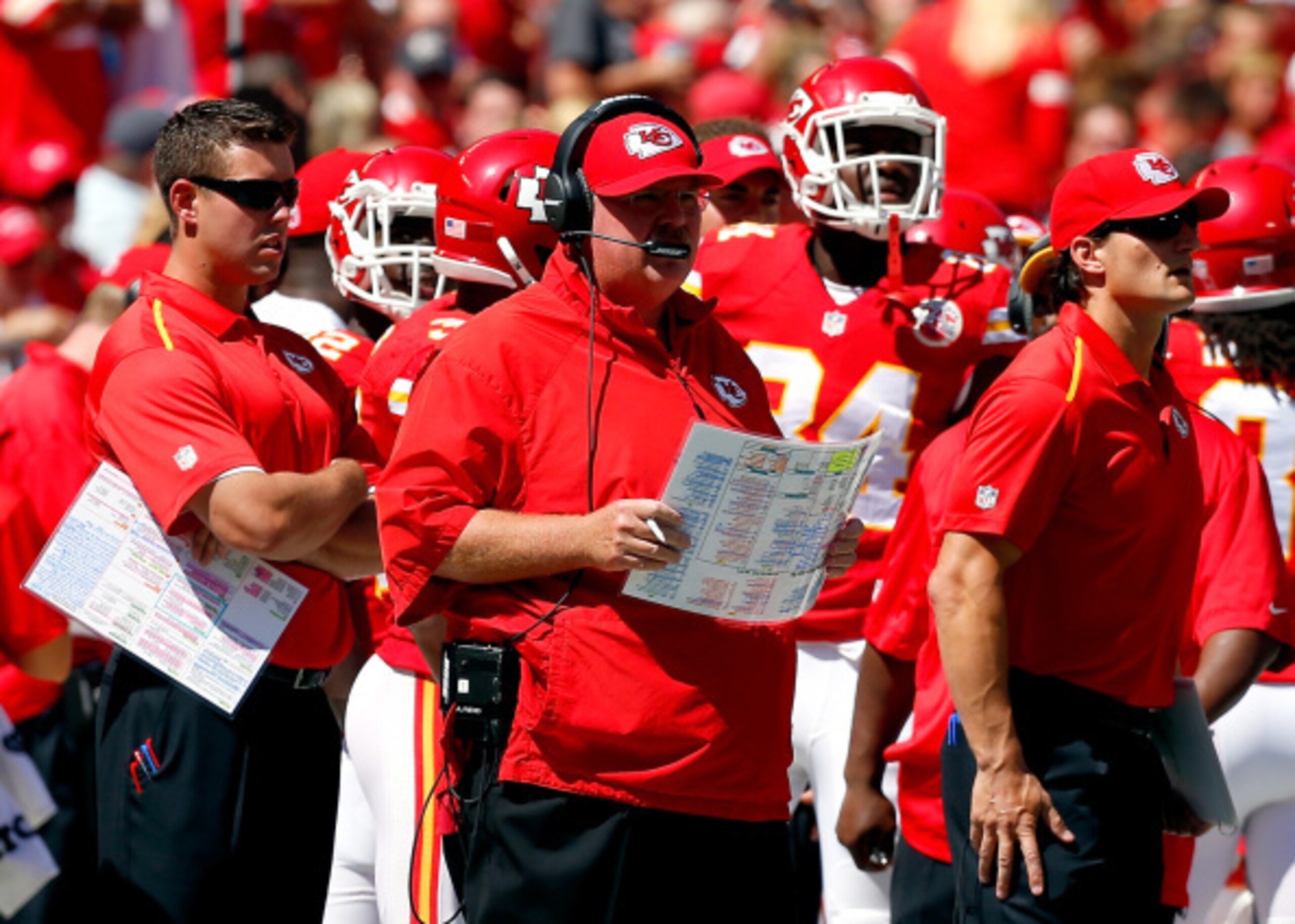Chiefs head coach Andy Reid