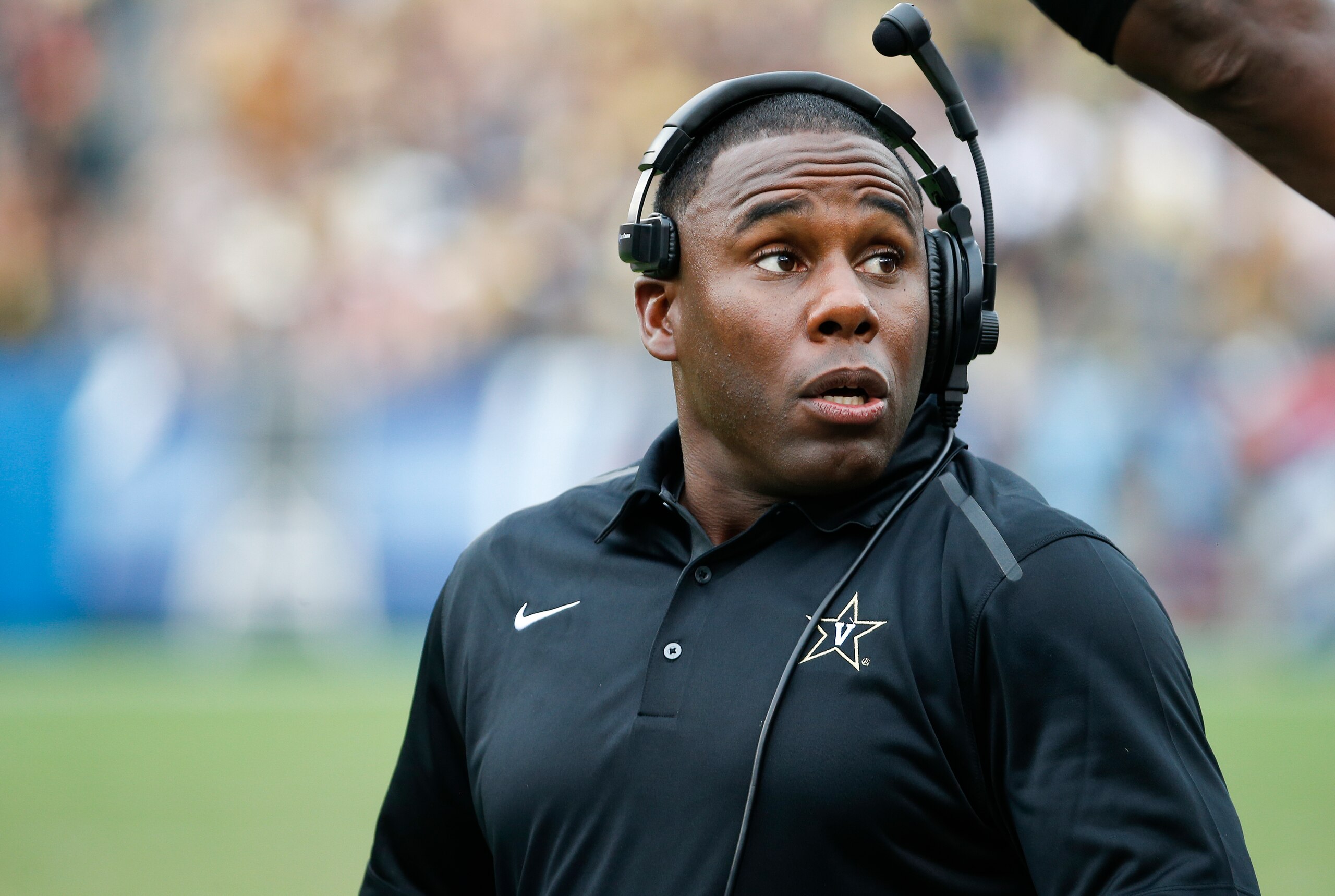 Vanderbilt head coach Derek Mason