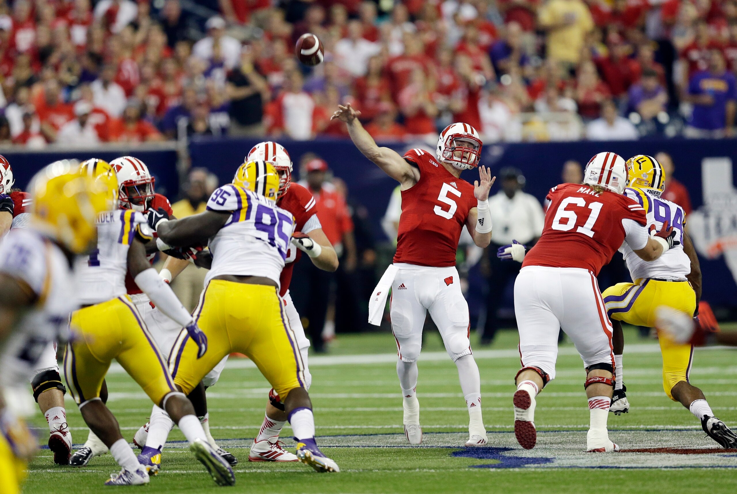 Tanner McEvoy needs to improve on his deep-throw accuracy.