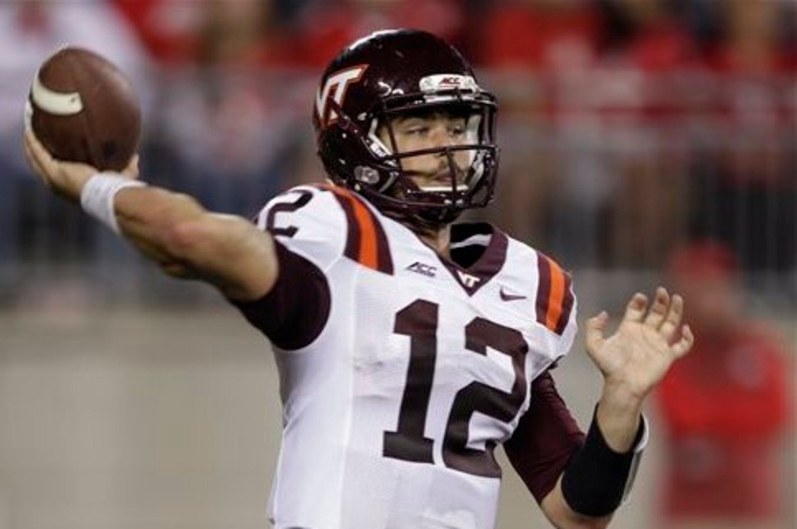 Virginia Tech quarterback Michael Brewer in last week's win over Ohio State