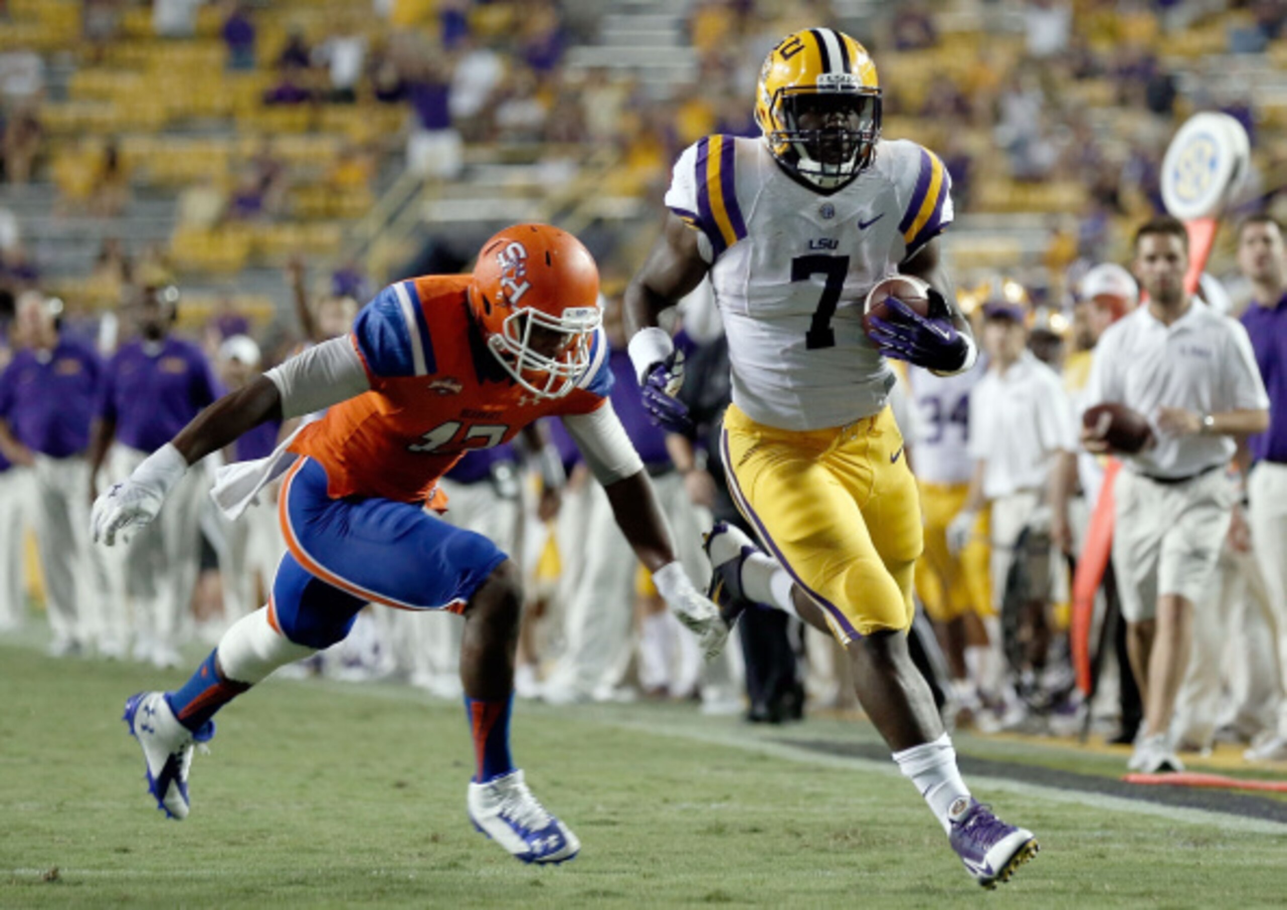 LSU running back Leonard Fournette