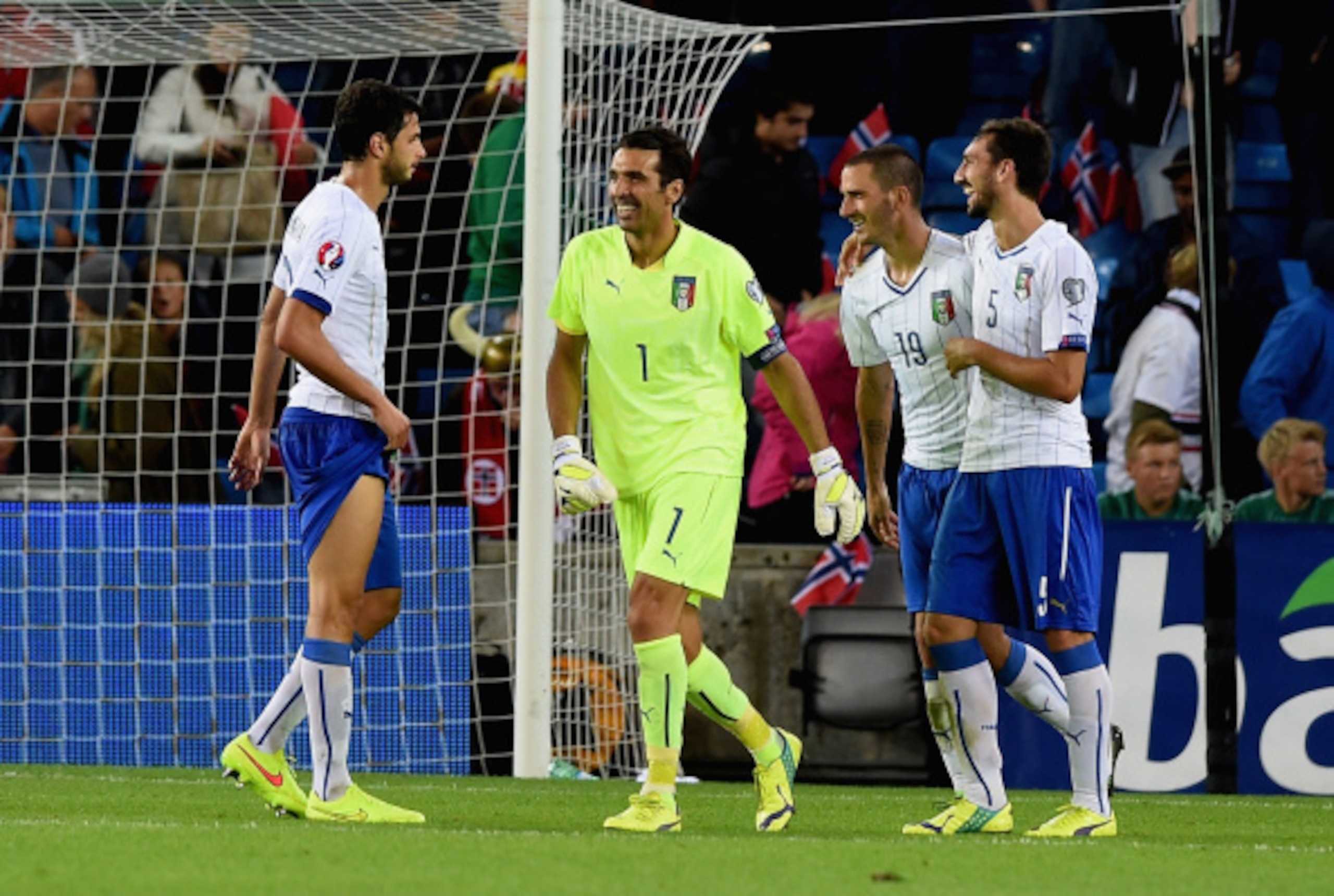 Buffon had little to do throughout the match.