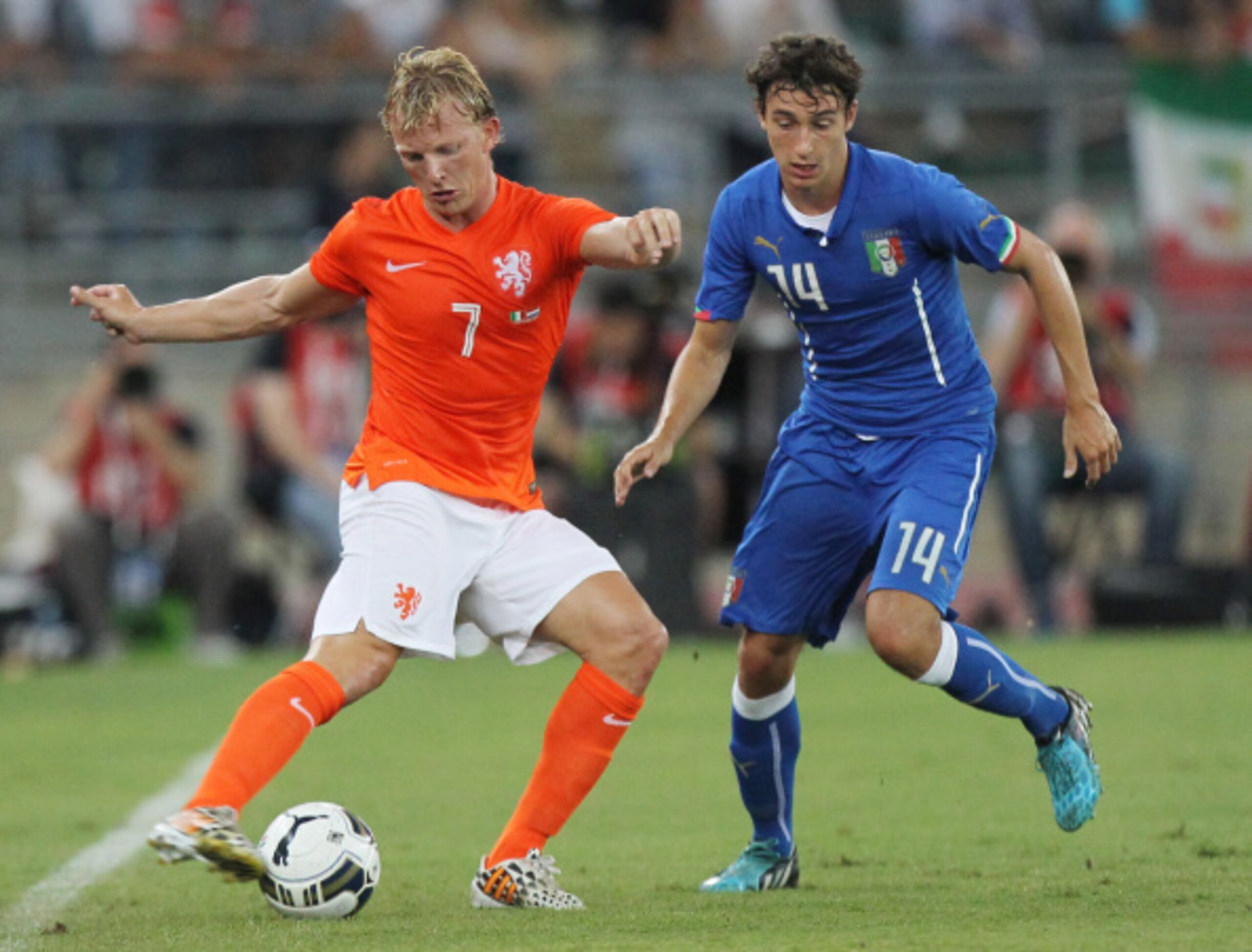 Darmian didn't play as well as he did against the Dutch.
