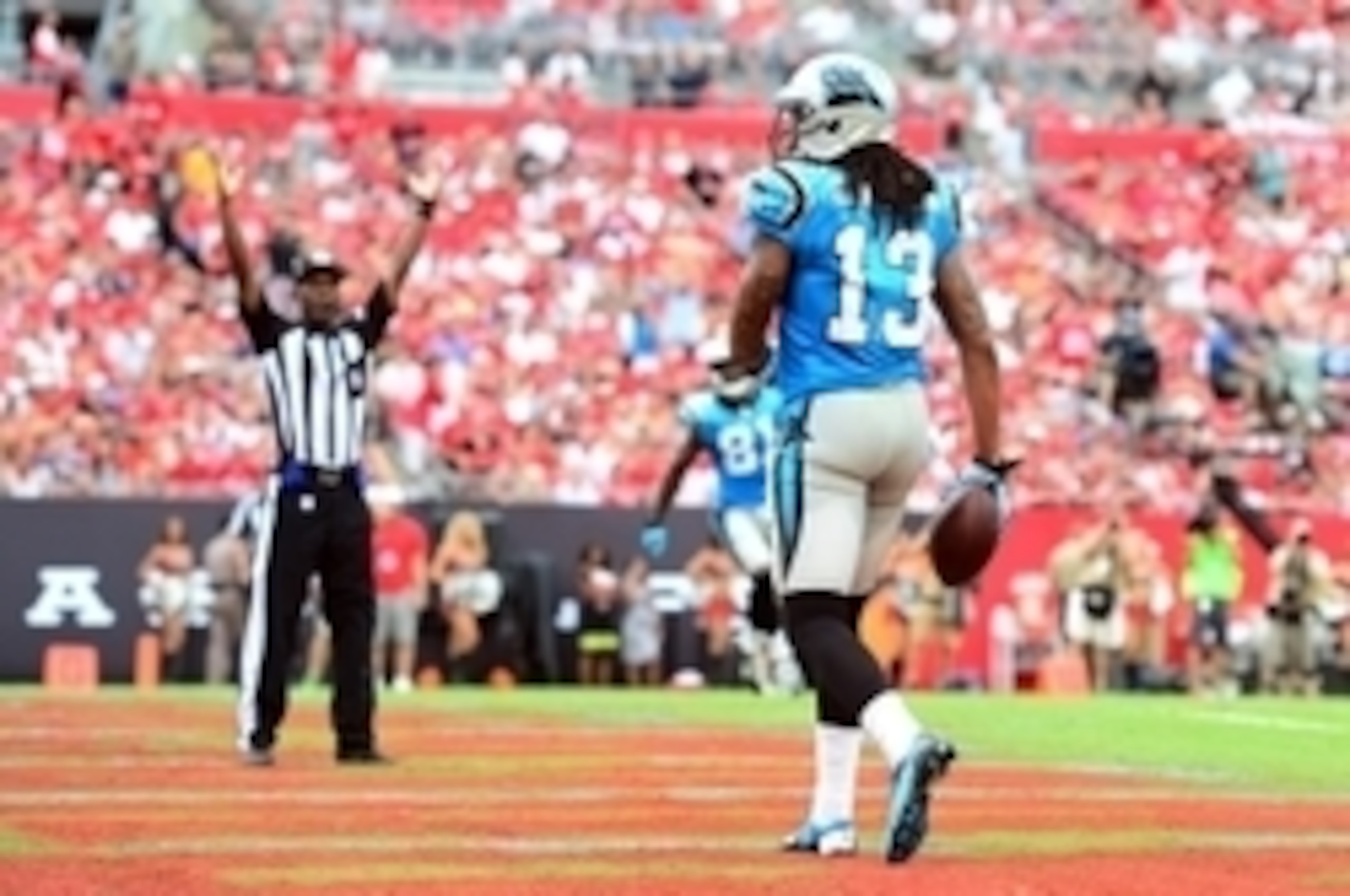 Kelvin Benjamin has established himself as the No. 1 wide receiver in Carolina and also the best rookie of the NFL's opening week.