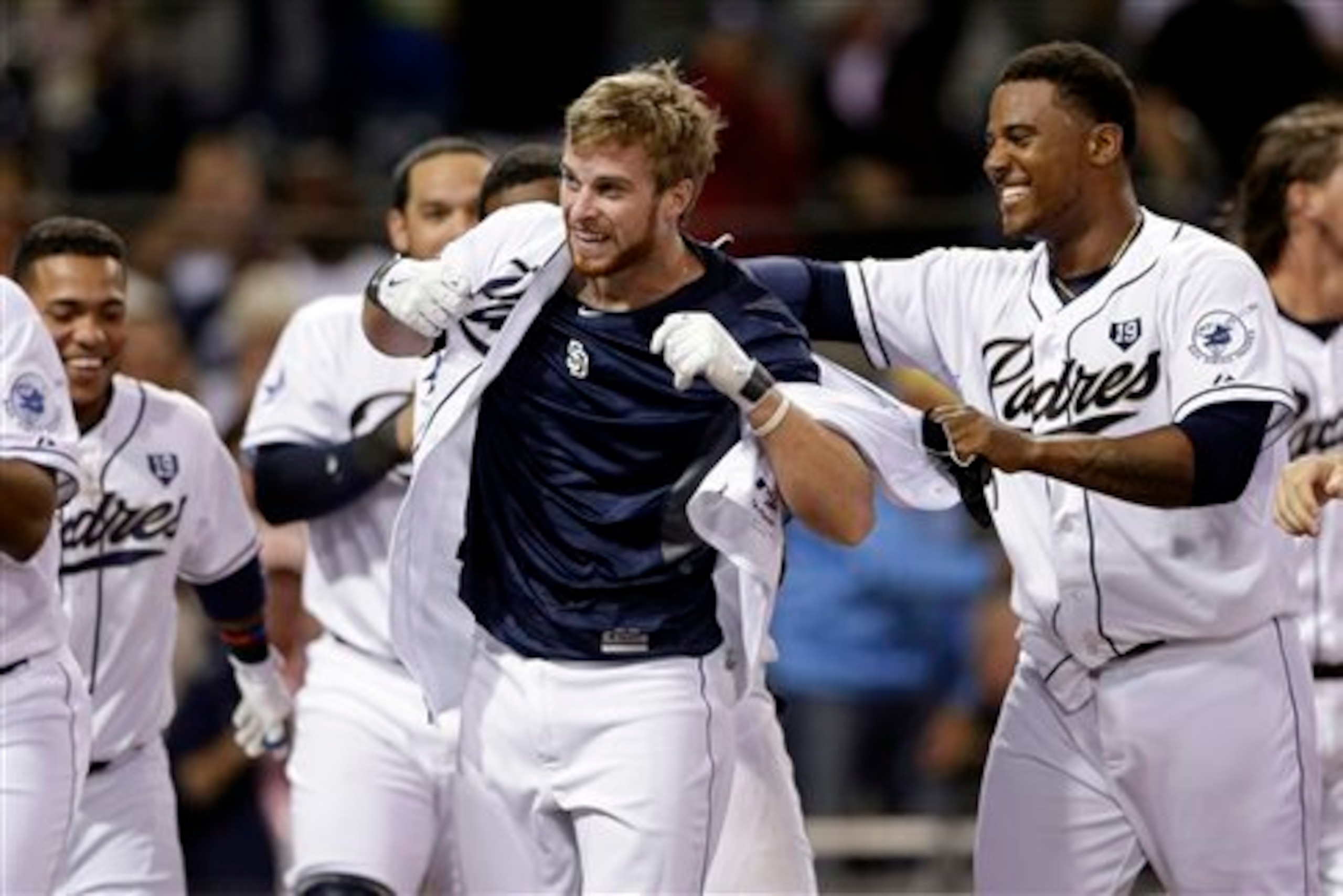 Cory Spangenberg (Padres) has hit safely in six of his first seven games in the major leagues.