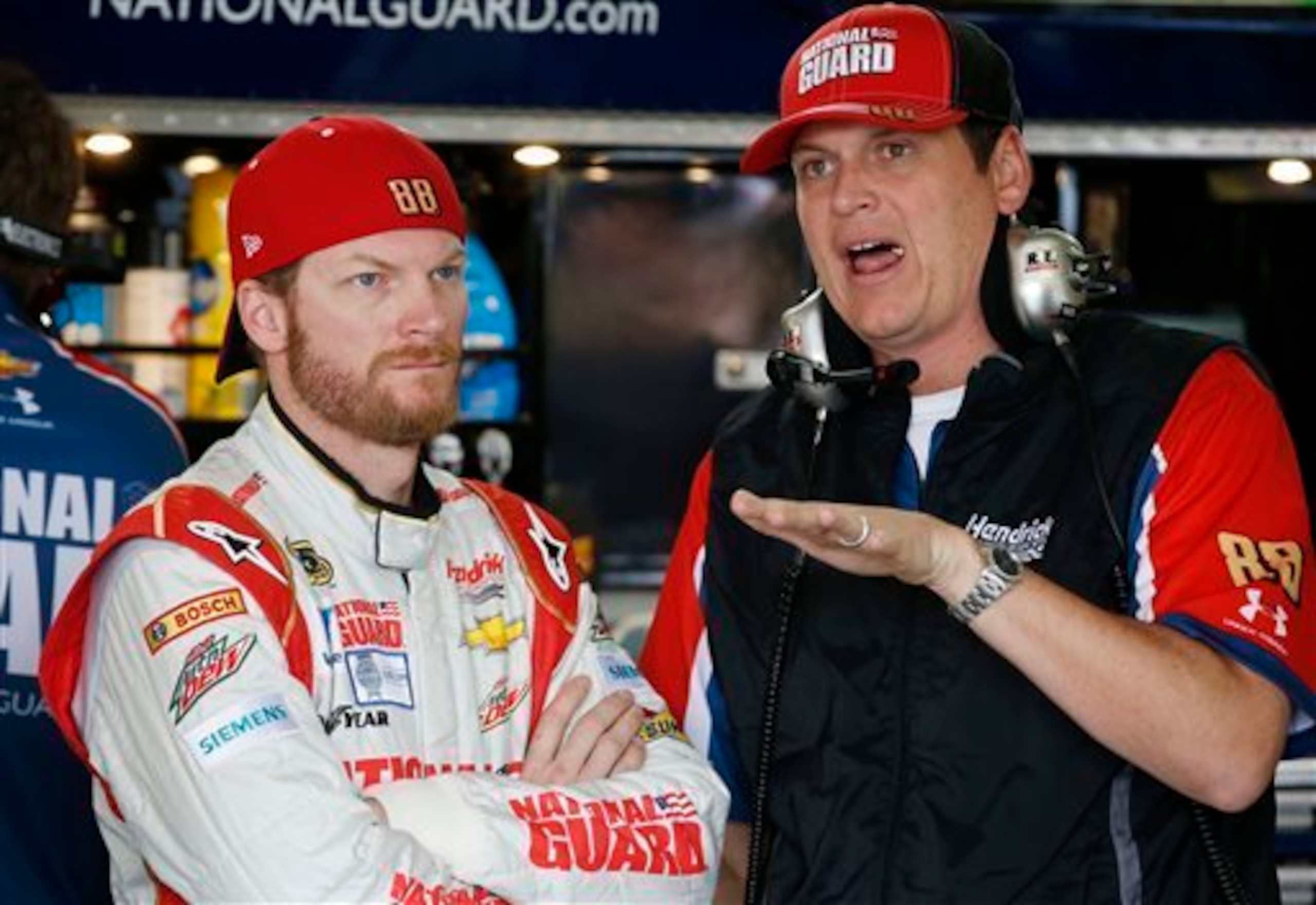 Steve Letarte (right) and Dale Earnhardt Jr. hope to go out in style in their last season together. Steve Letarte (right) and Dale Earnhardt Jr. hope to go out in style in their last season together.