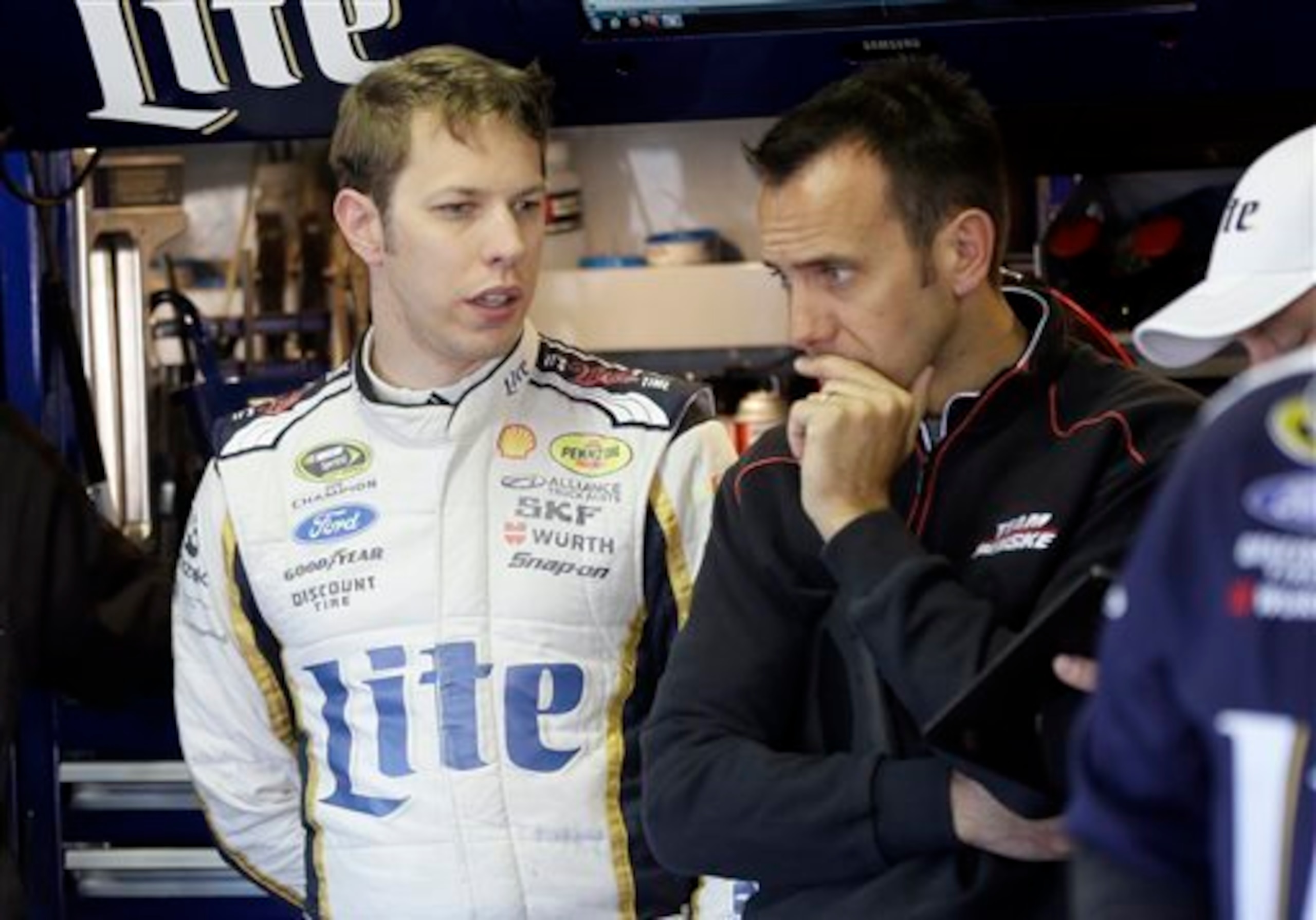 Paul Wolfe (right), crew chief for Brad Keselowski, might just be the new Chad Knaus. Paul Wolfe (right), crew chief for Brad Keselowski, might just be the new Chad Knaus.