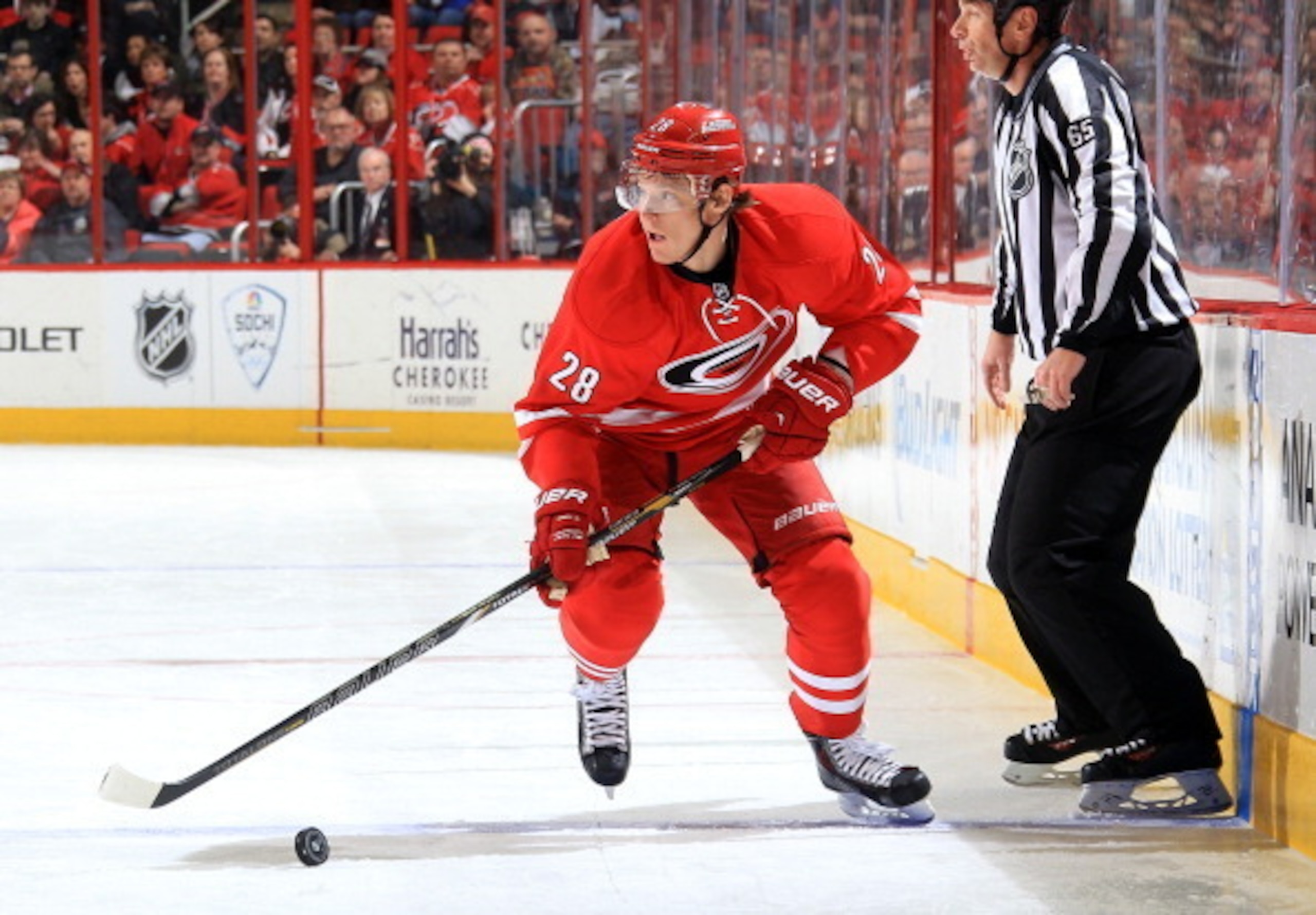 Alexander Semin with the Hurricanes last season.