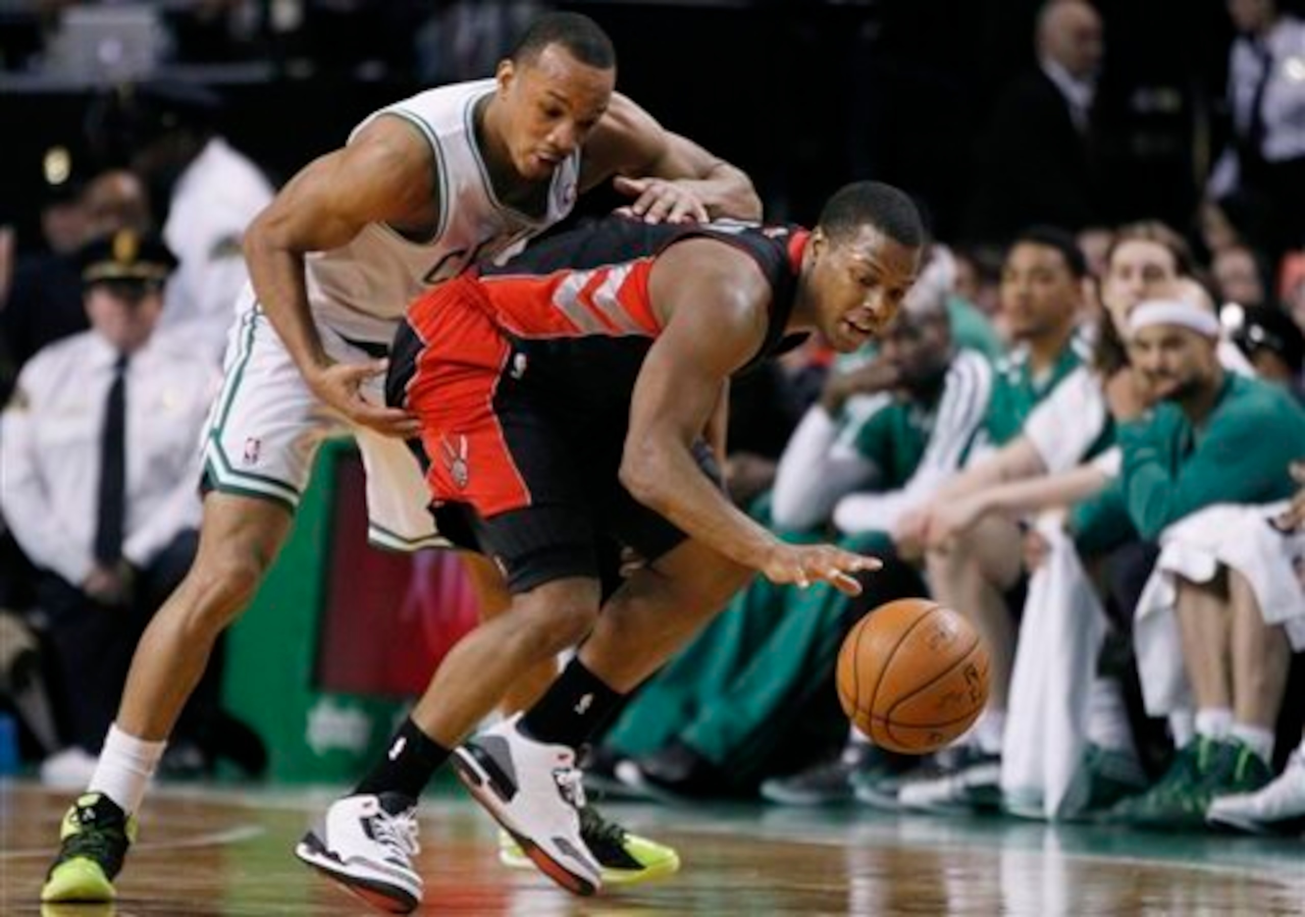 The Celtics are last in Boston for a game against Toronto on April 14.