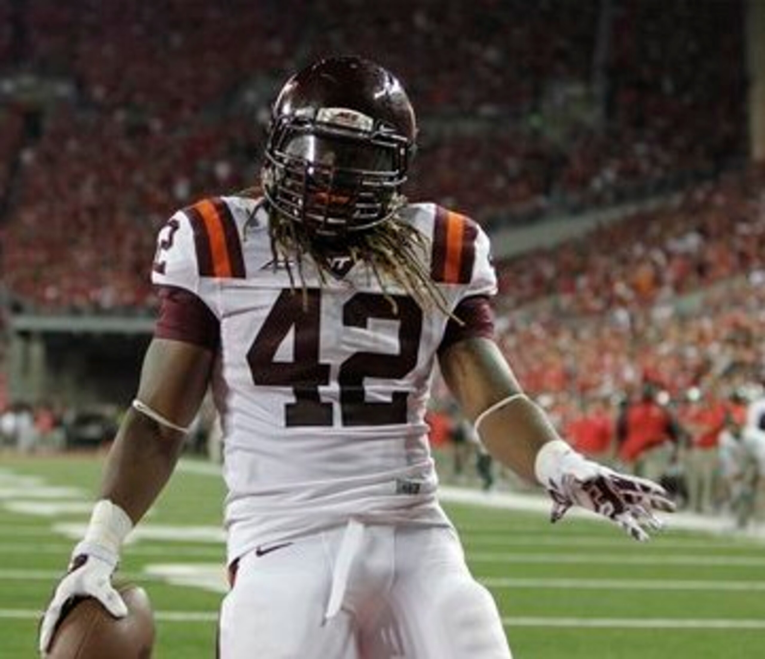 Hokie freshman running back Marshawn Williams