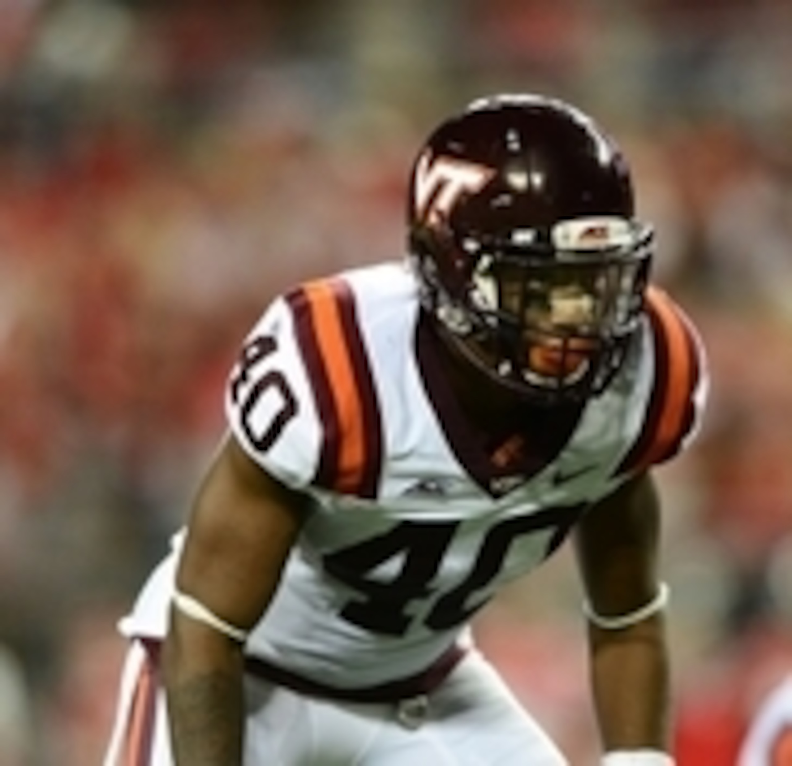 Hokie linebacker Deon Clarke