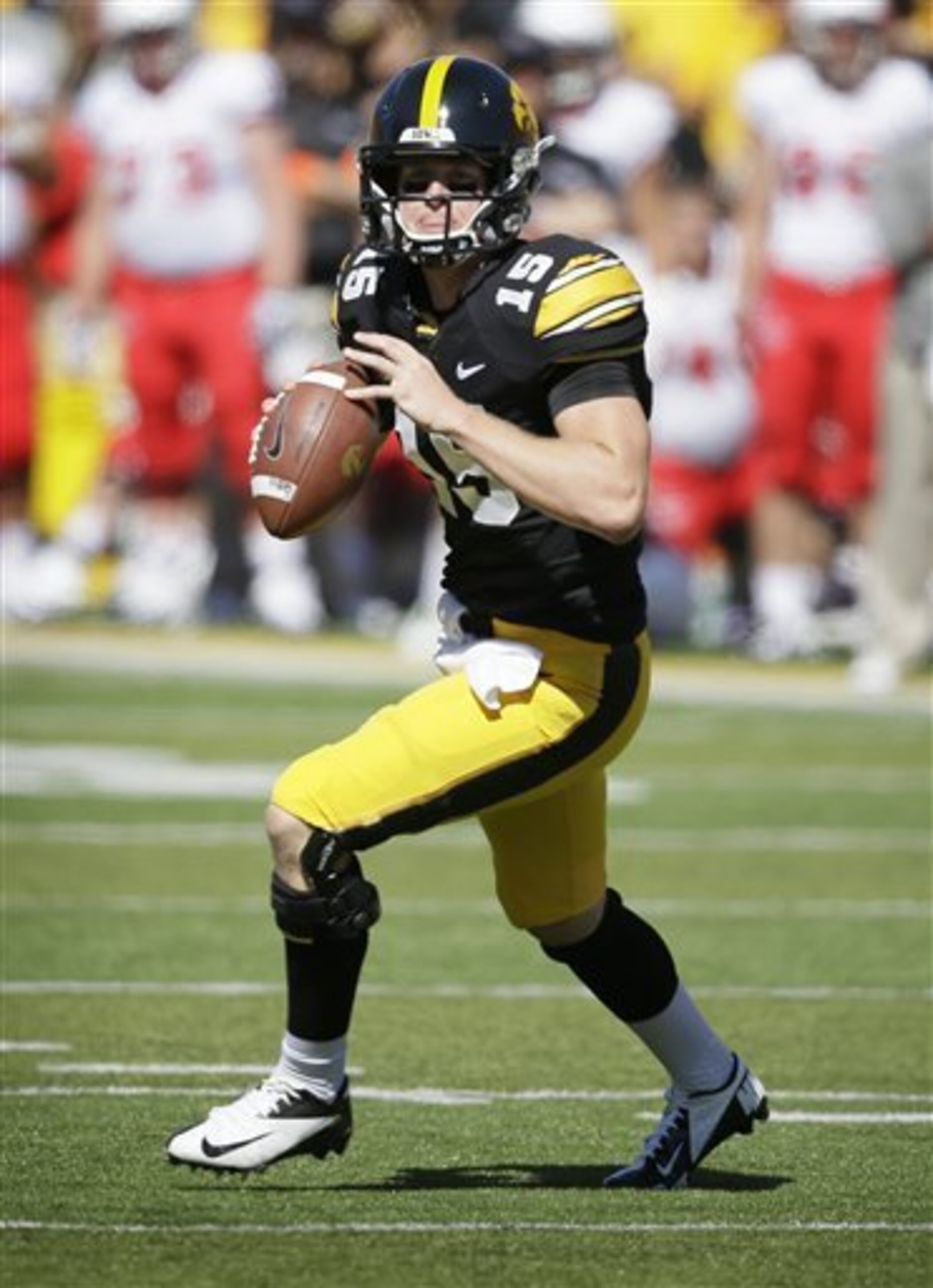 Iowa junior quarterback Jake Rudock against Ball State on Sept. 6.