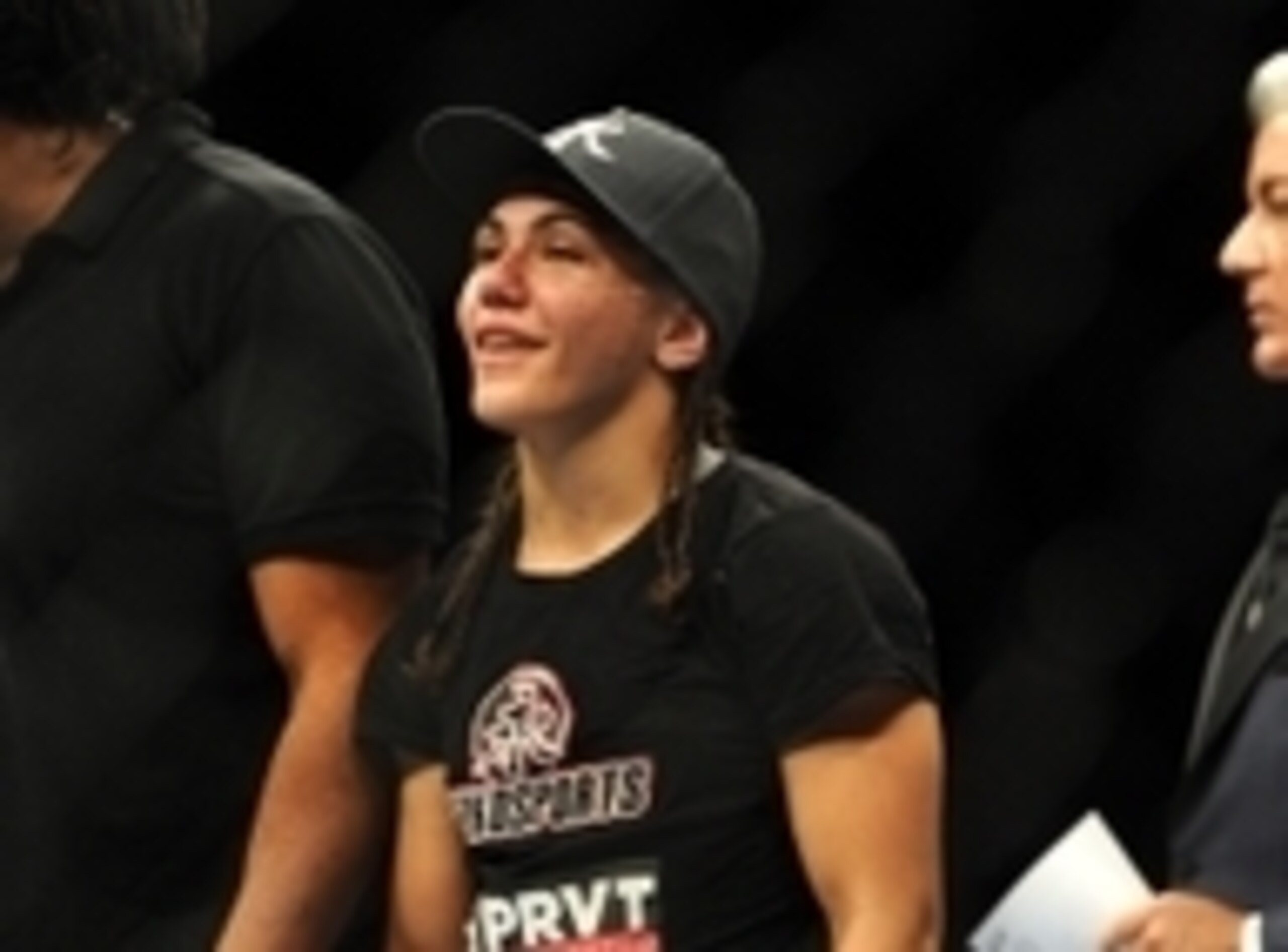 Jessica Andrade saw action Saturday night.
