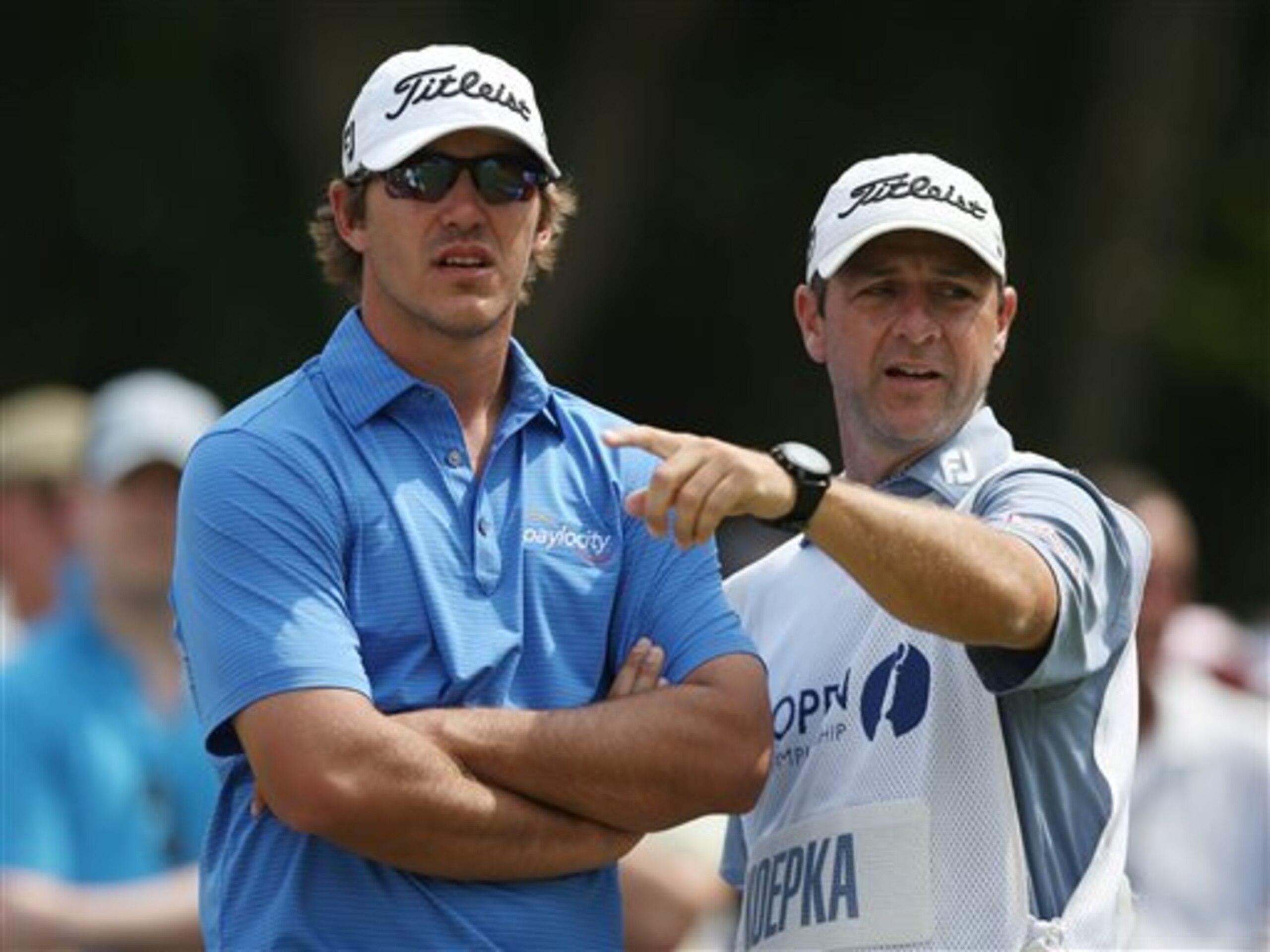 Brooks Koepka's name was high on the scoreboard several times in 2014.