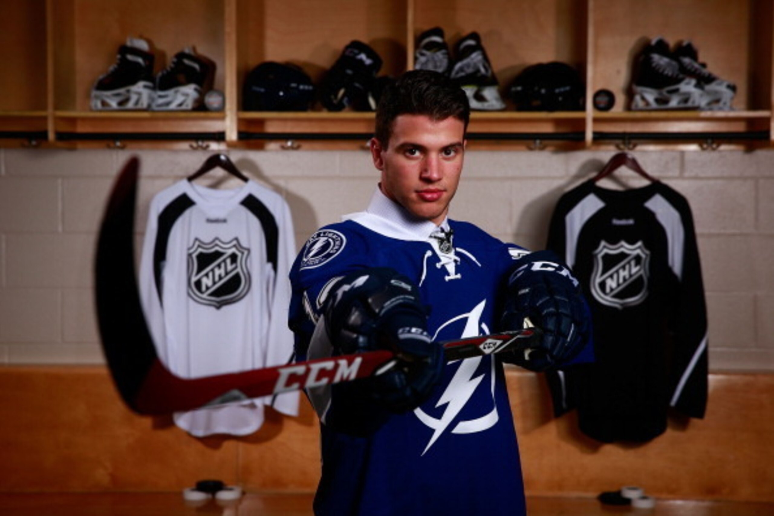 Anthony DeAngelo is one of many elite prospects vying for the attention of the Lightning's coaching staff at training camp.