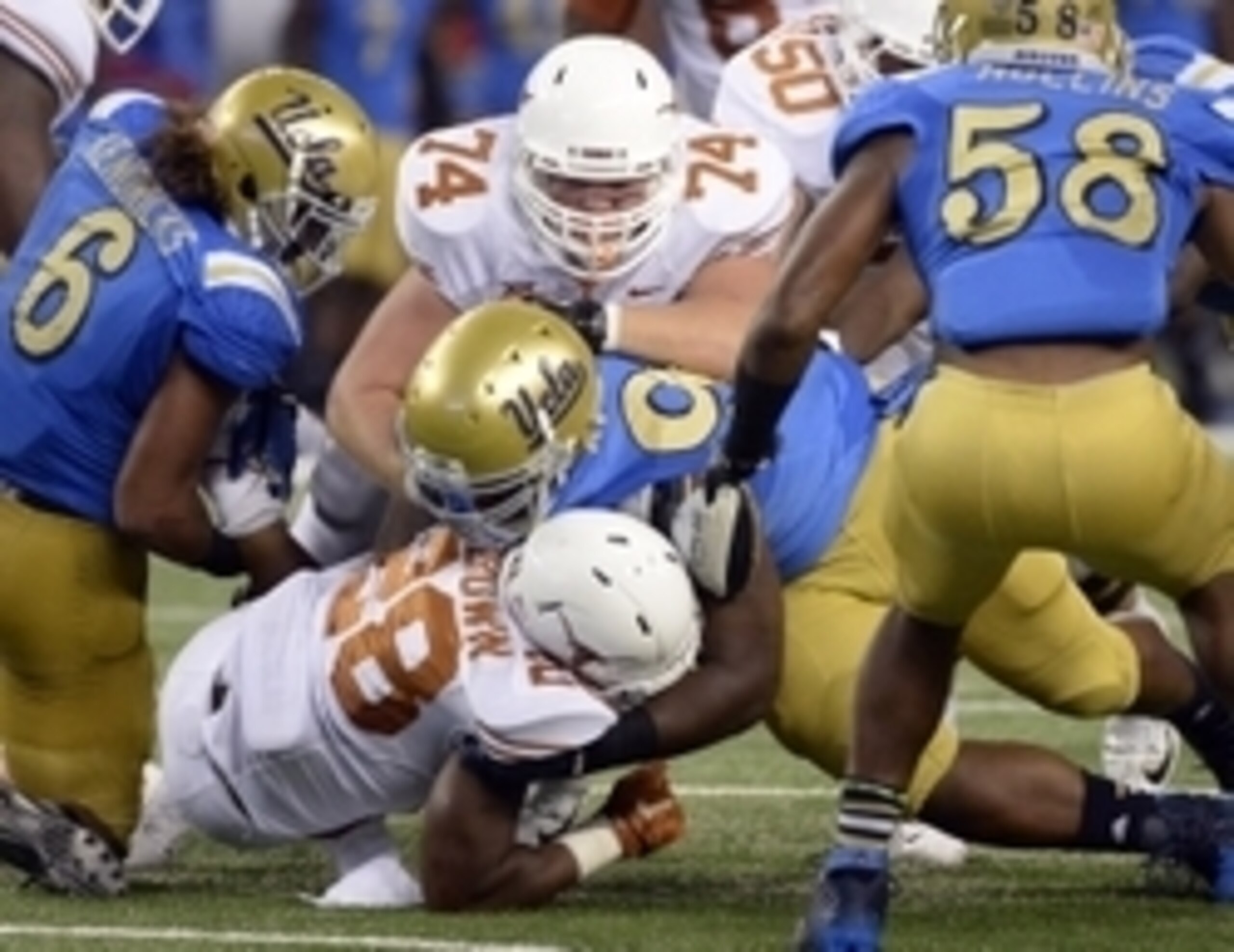 Texas should use its bye week to explore some new options along the offensive line. Texas should use its bye week to explore some new options along the offensive line.