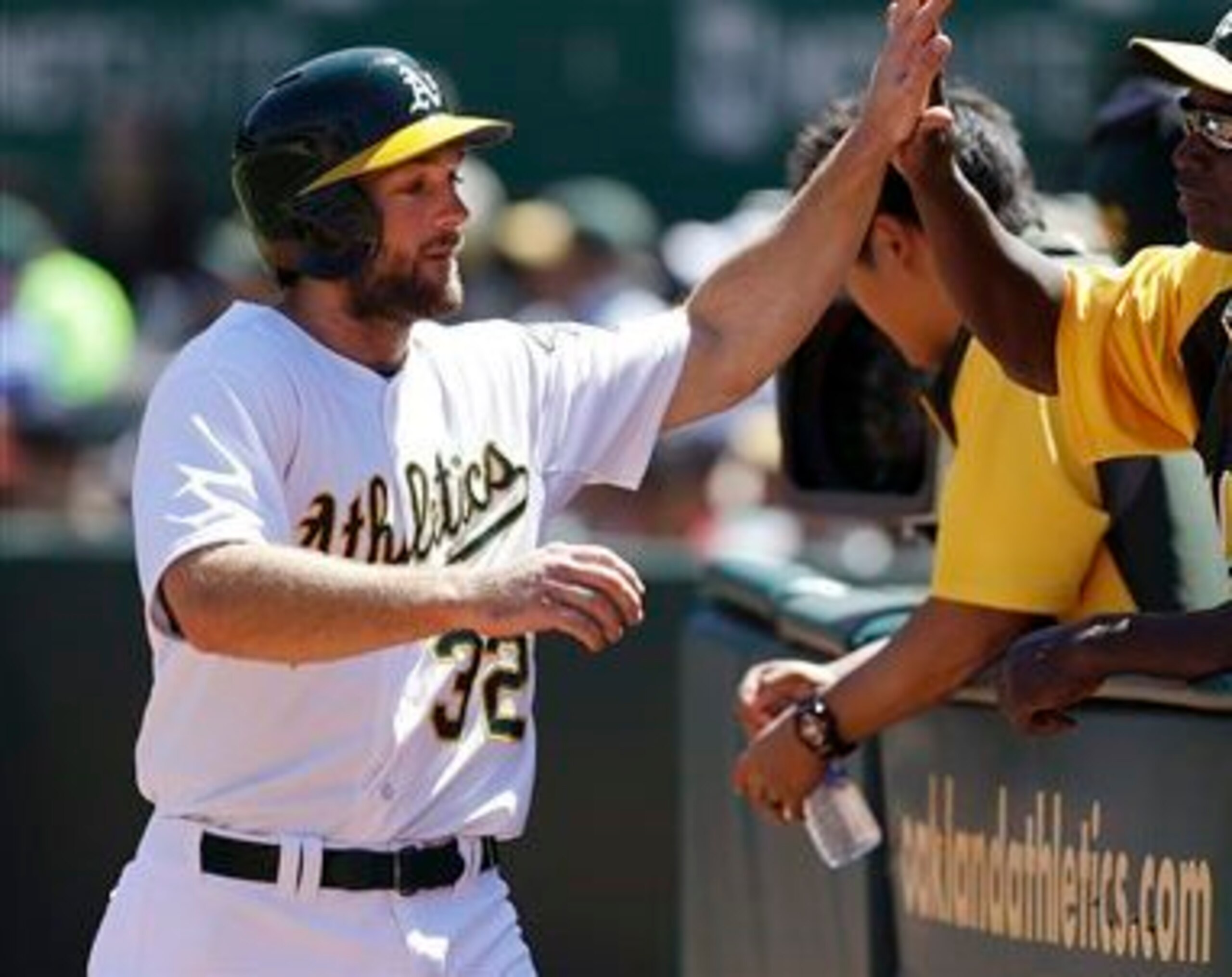 Shane Peterson in his April stint with the big league club.