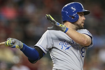 Royals third baseman Mike Moustakas.