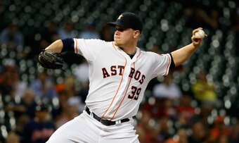 Astros left-hander Brett Oberholtzer.