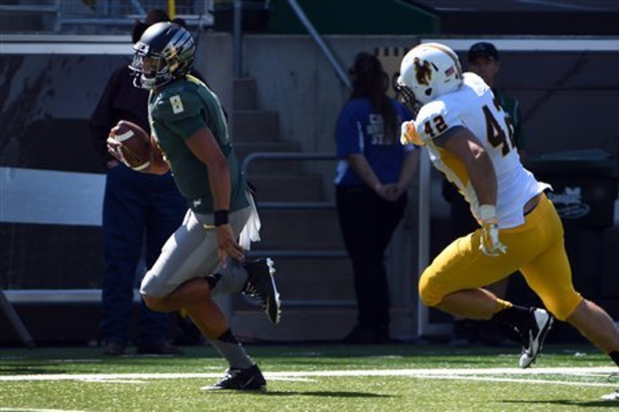 Oregon QB Marcus Mariota has simply outrun the competition through the first three weeks.