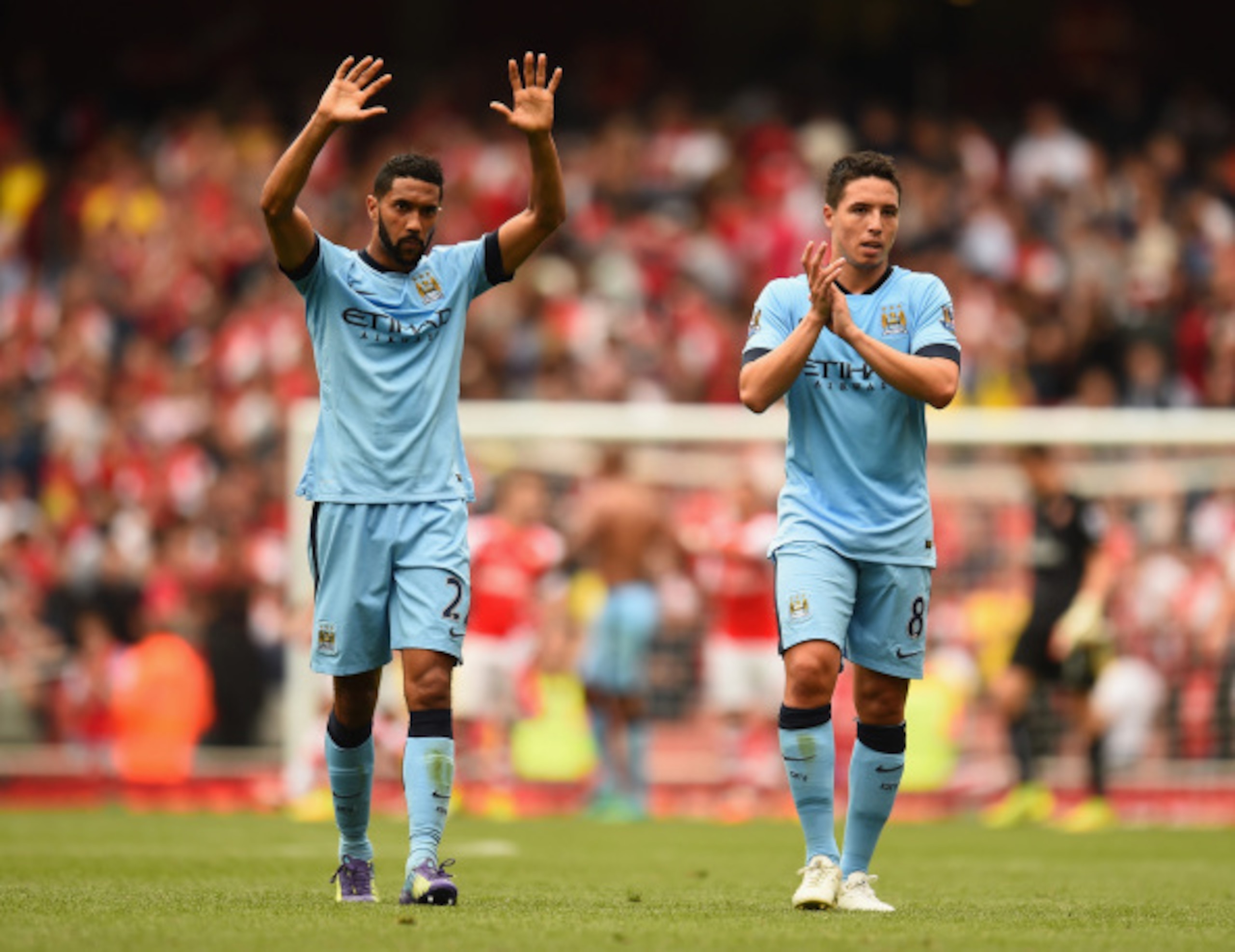 Nasri (right) is in form these days. Nasri (right) is in form these days.