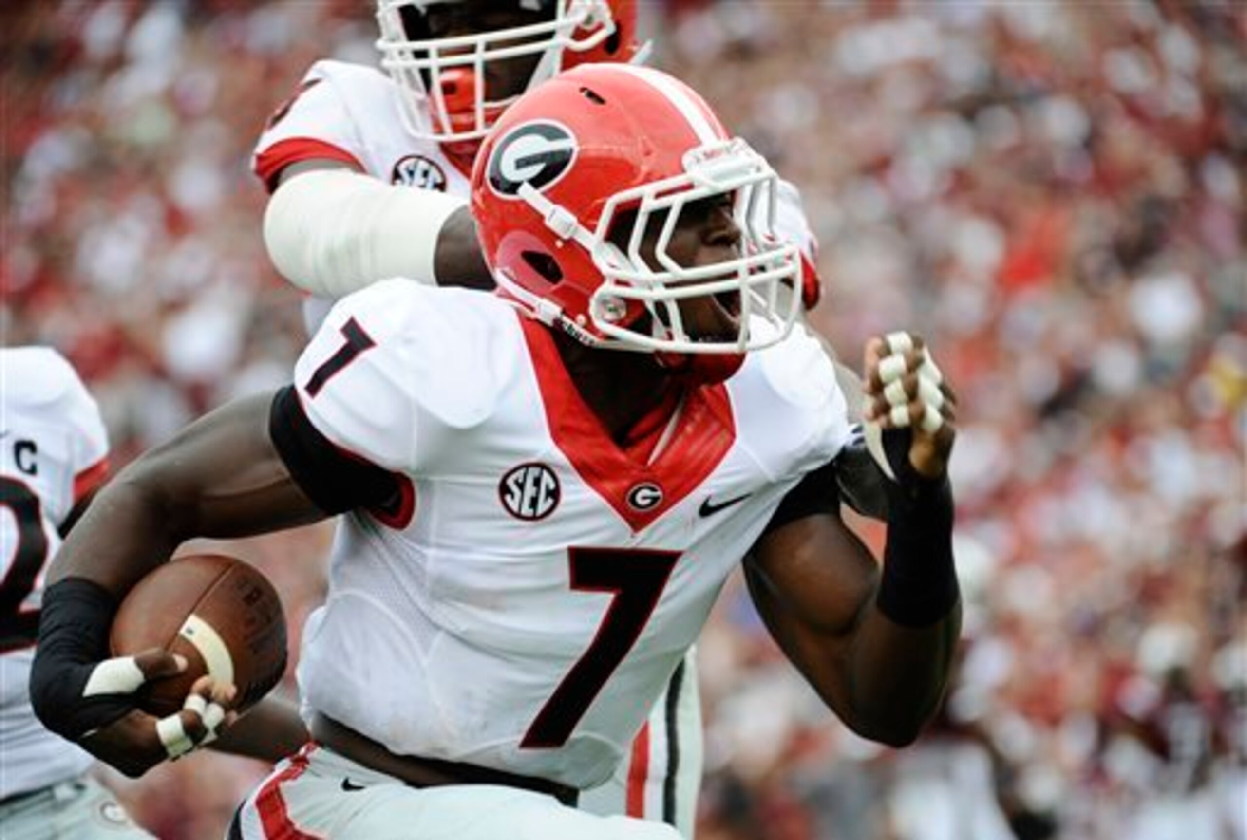 Georgia's Lorenzo Carter is making an immediate impact.