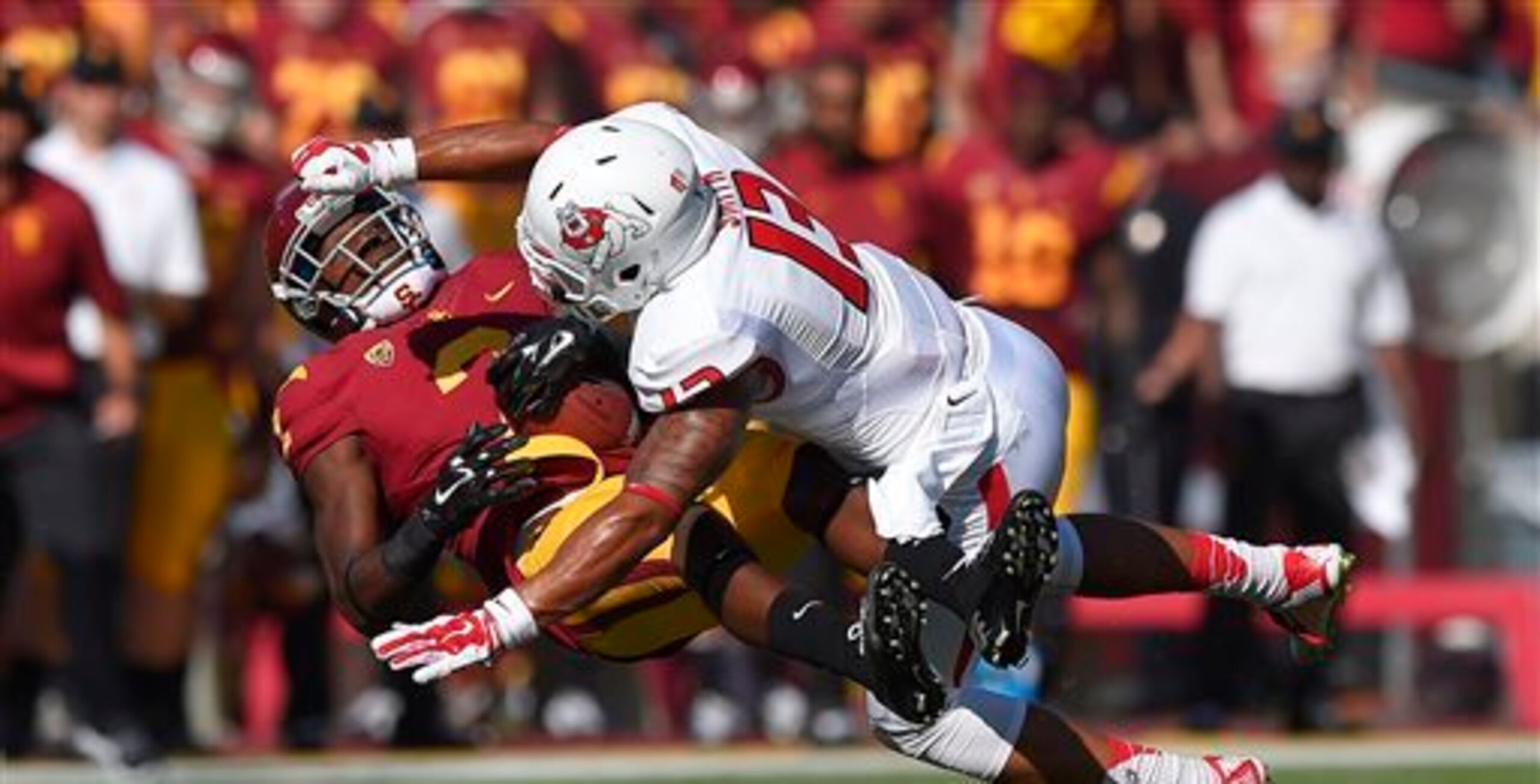 Adoree' Jackson fits in all over the field for Southern California.