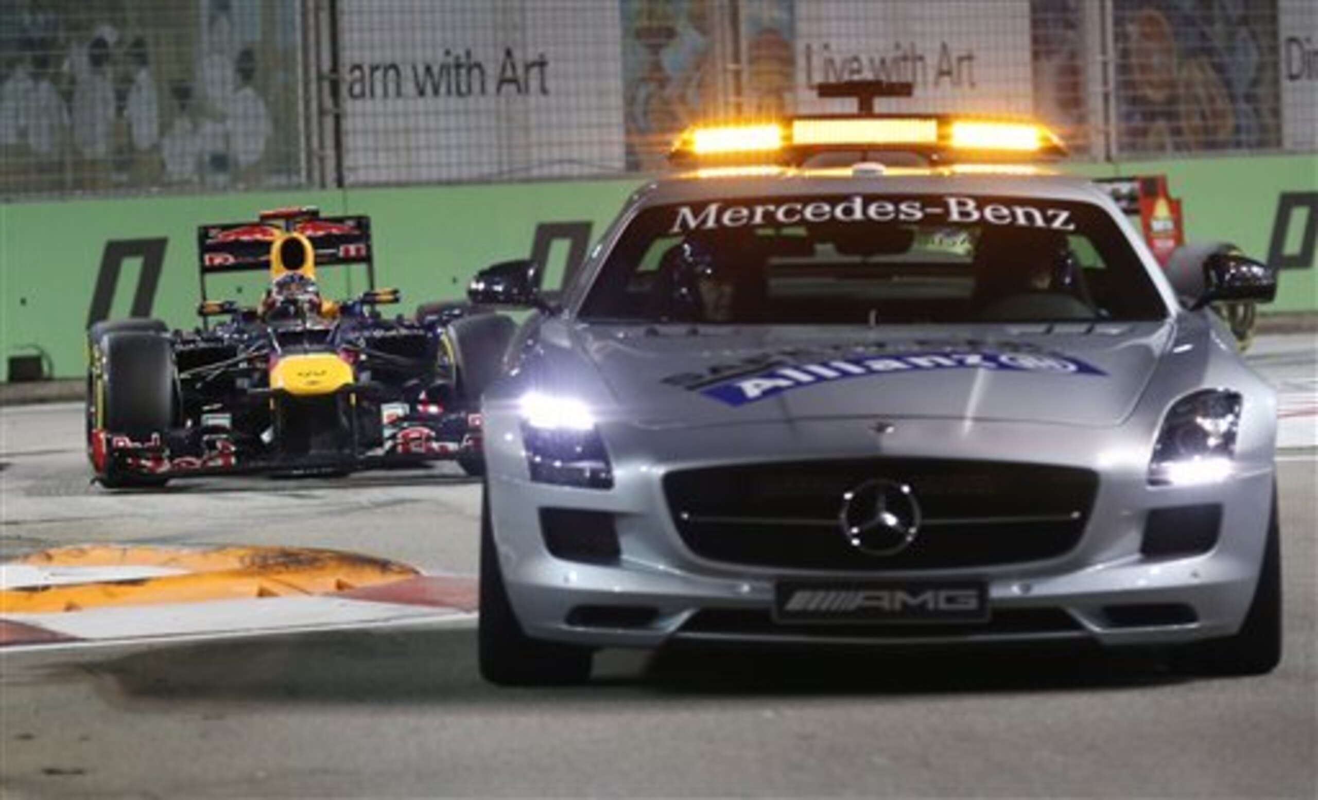 The safety car has made an appearance at every race in Singapore, adding to the length of the races.