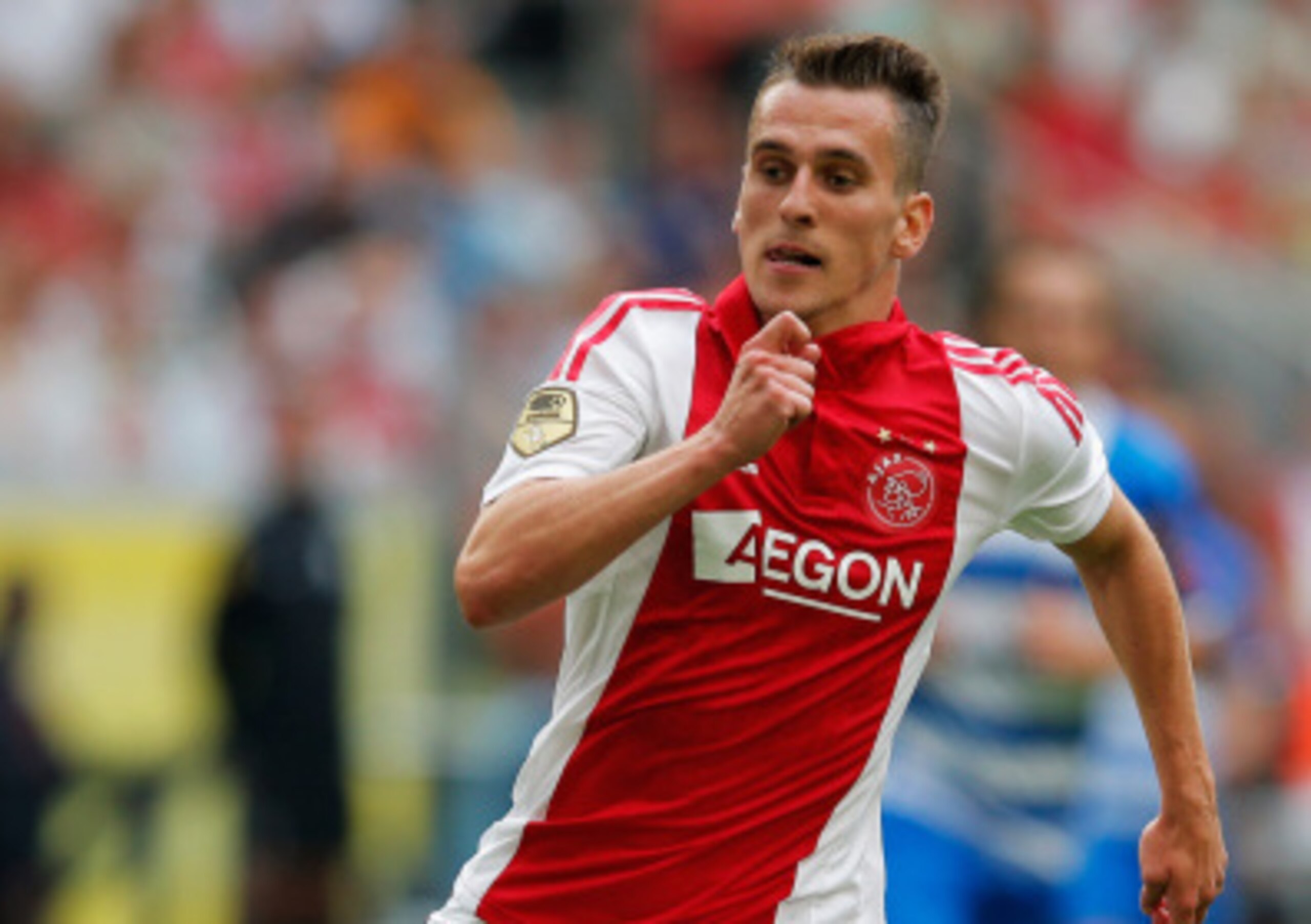 Milik scored twice for Ajax against Heracles.