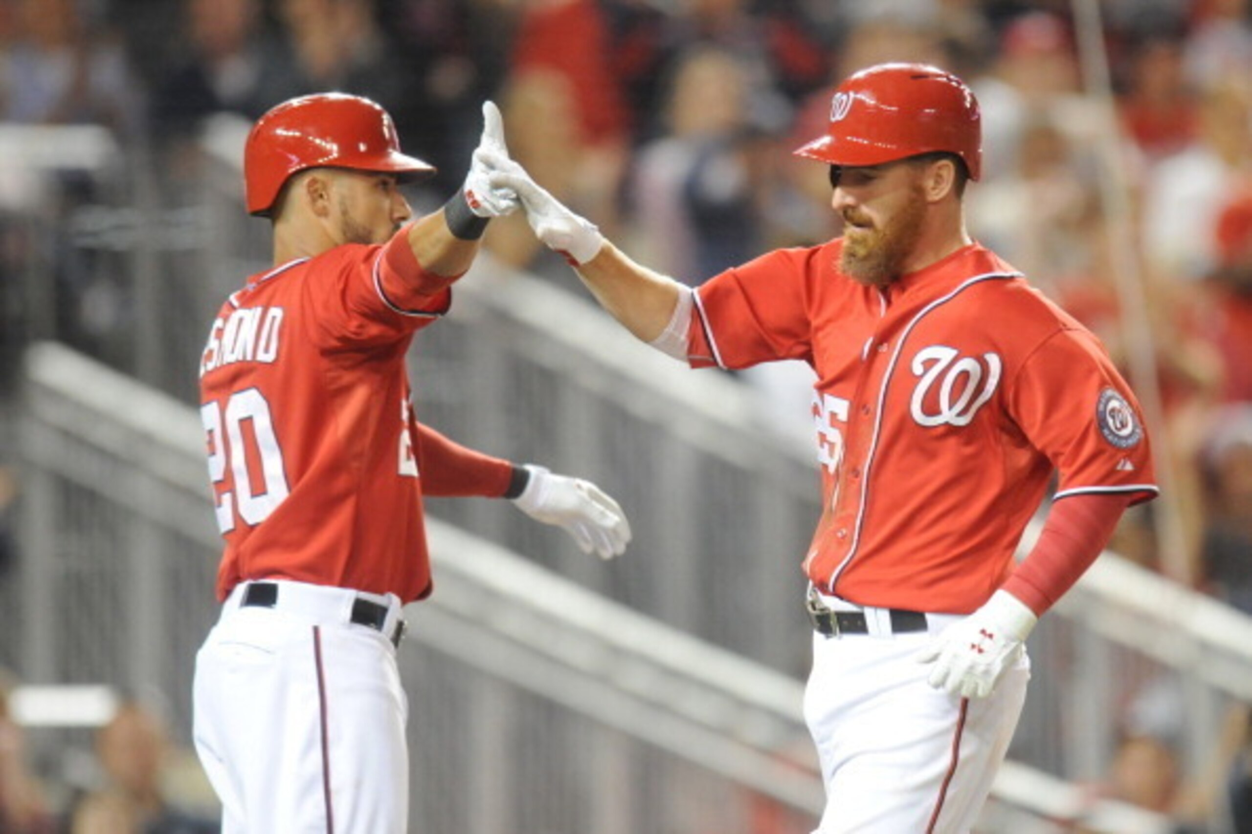 Ian Desmond and Adam LaRoche are two of four Nationals with 80-plus RBI. Ian Desmond and Adam LaRoche are two of four Nationals with 80-plus RBI.