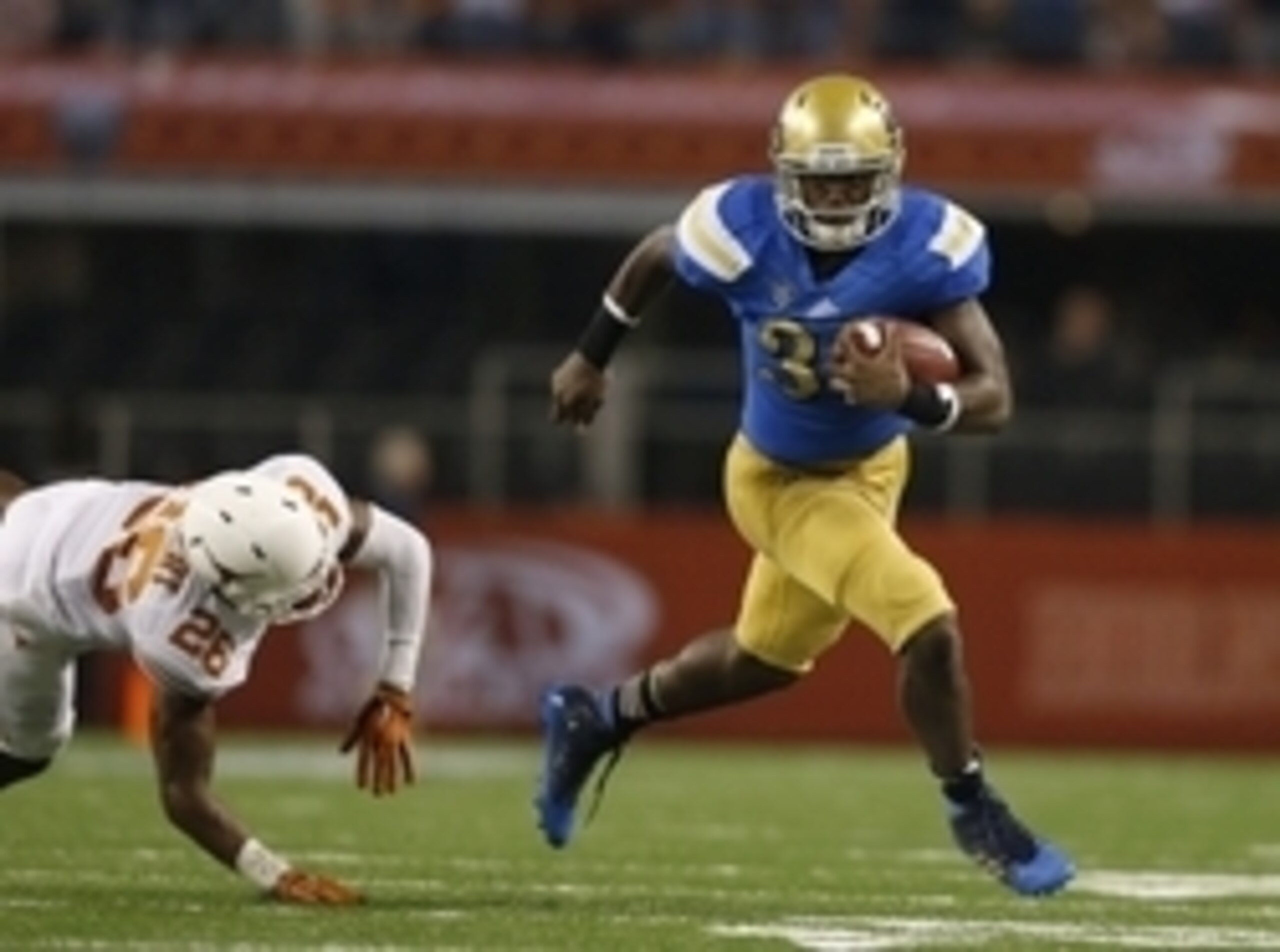 Myles Jack running for the first down. Myles Jack running for the first down.