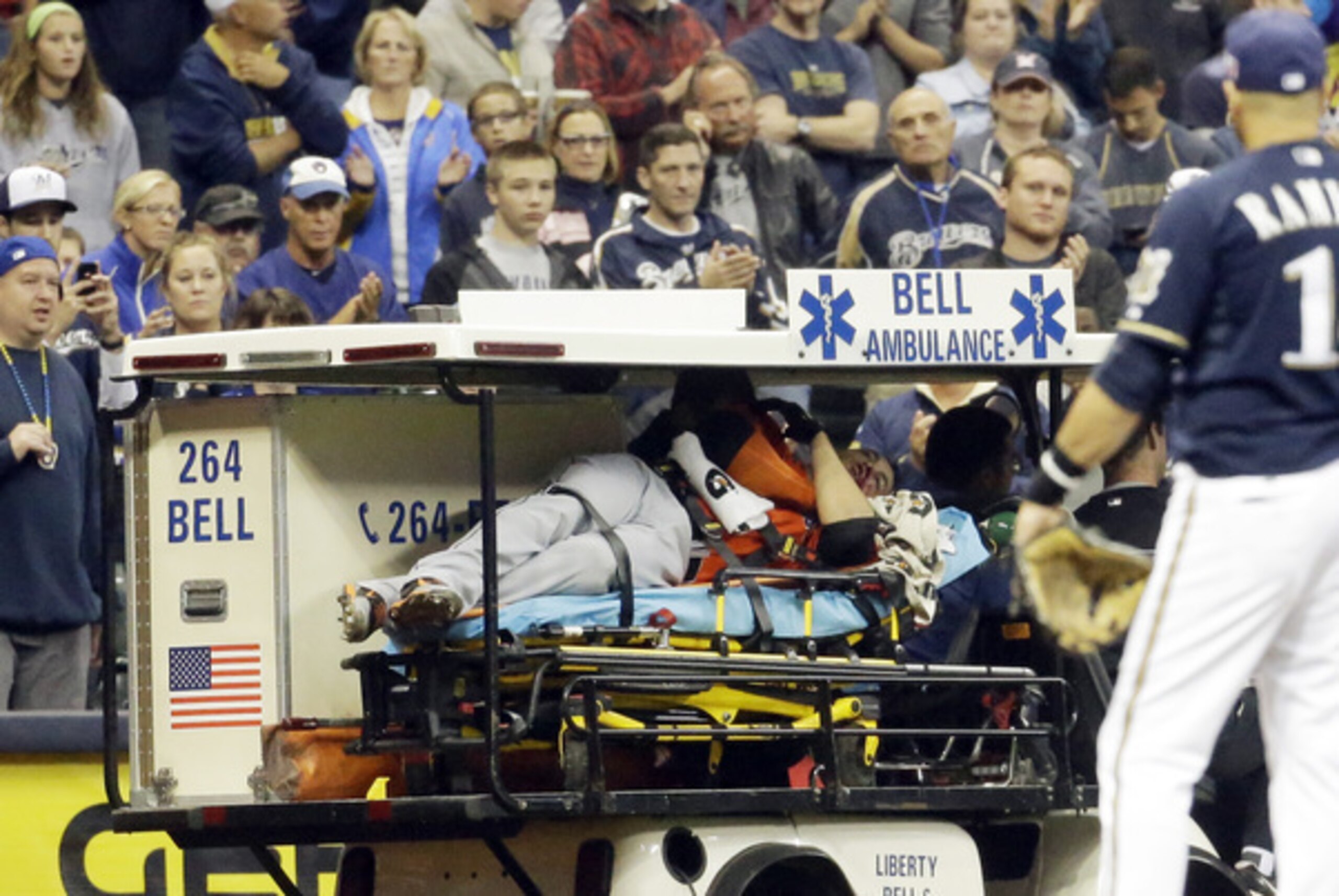 It was a scary scene after Giancarlo Stanton was hit in the face by a pitch, putting his season—and MVP chase—in jeopardy.