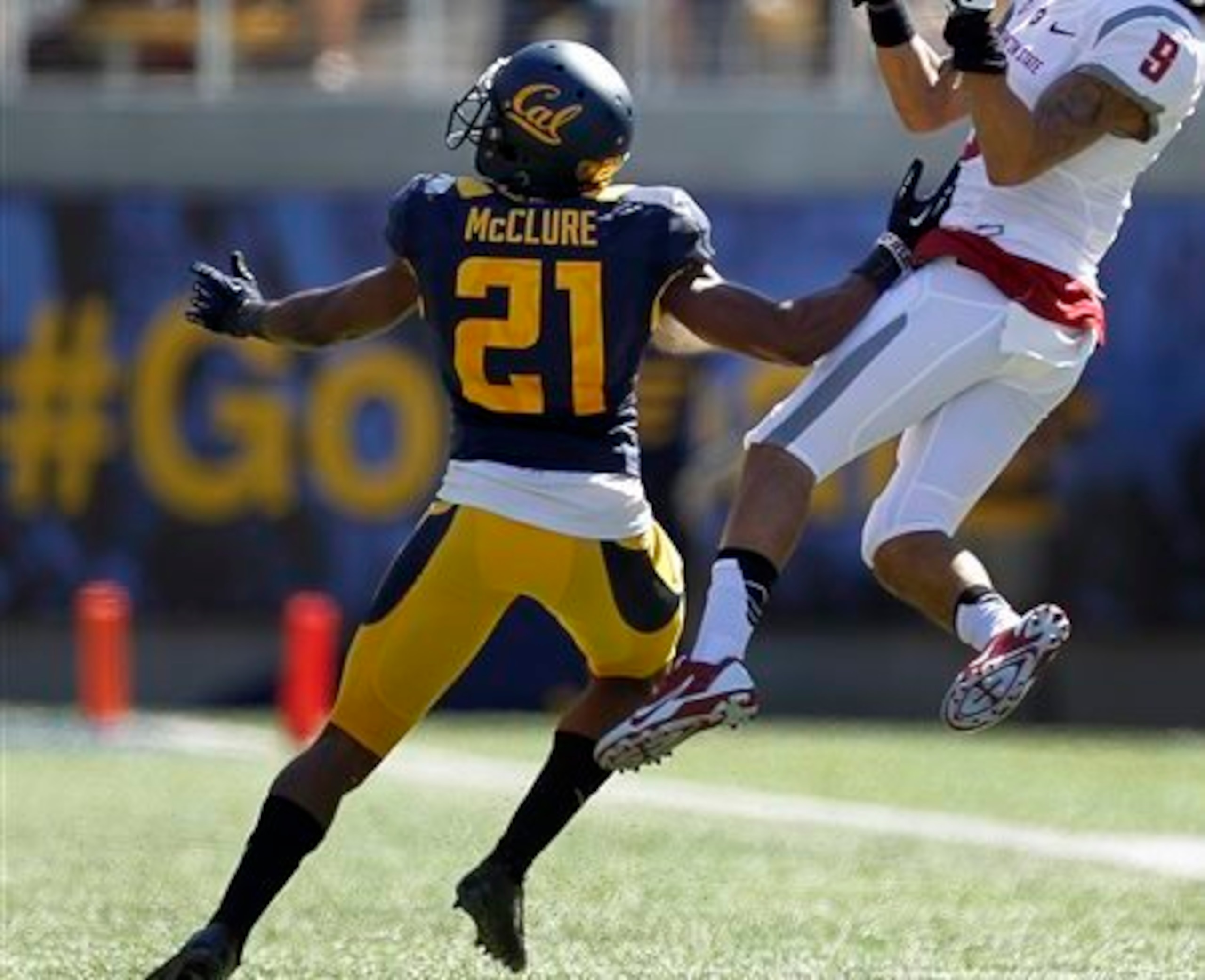Cal CB Stefan McClure Cal CB Stefan McClure