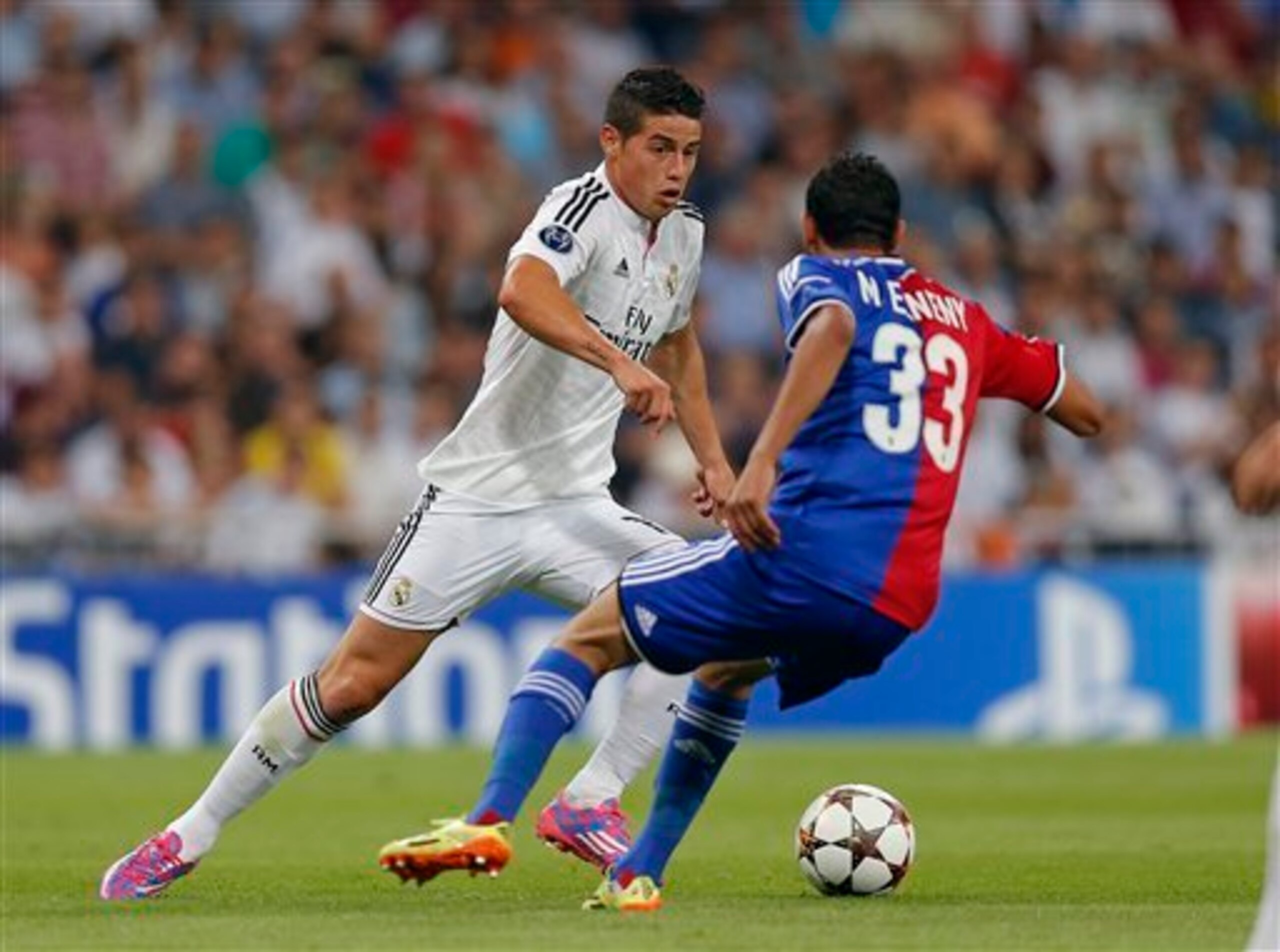 James Rodriguez and his fellow Real Madrid midfielders displayed their attacking quality in wonderful fashion.