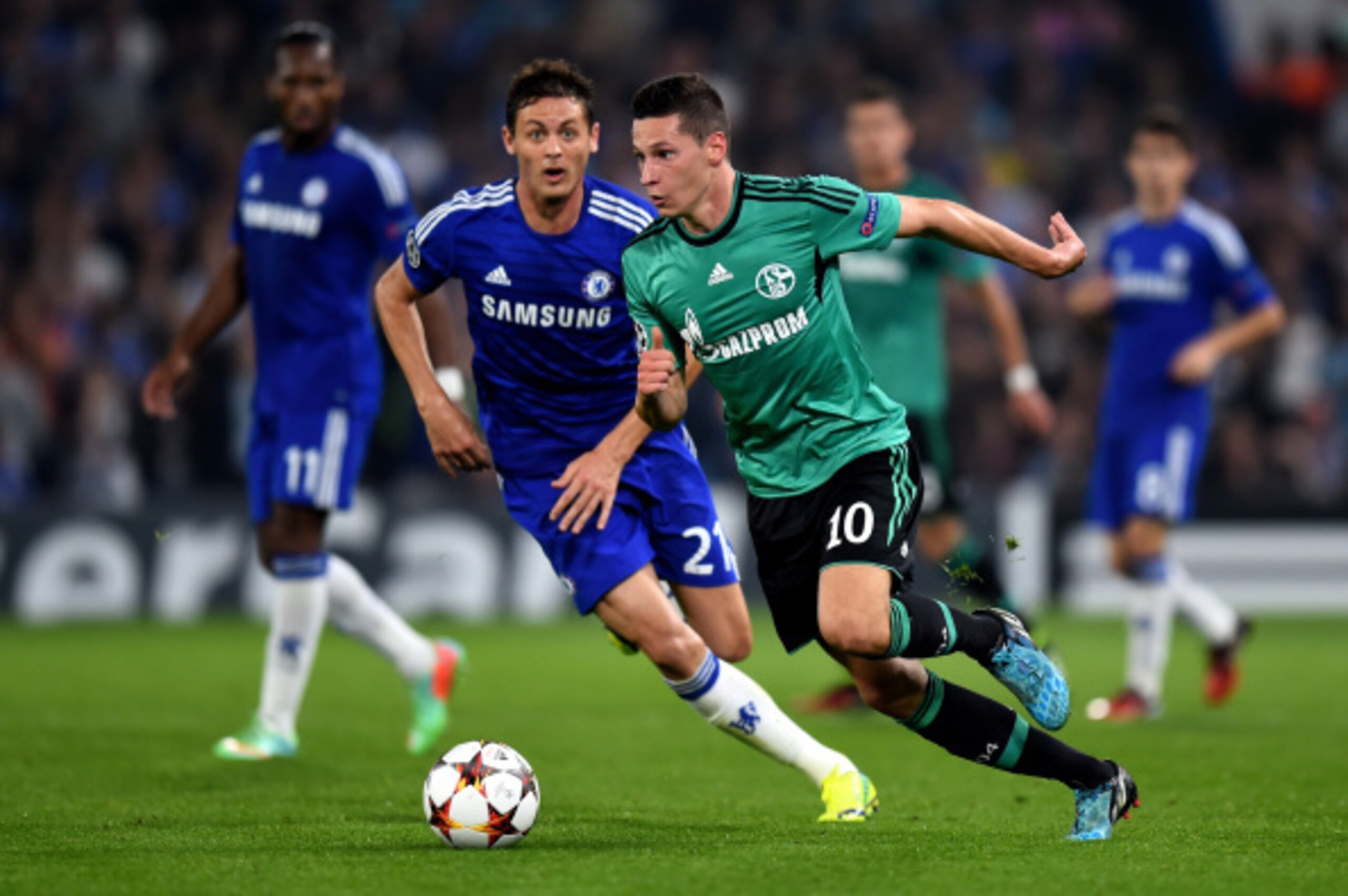 Julian Draxler's incisive runs caused Chelsea a number of problems.