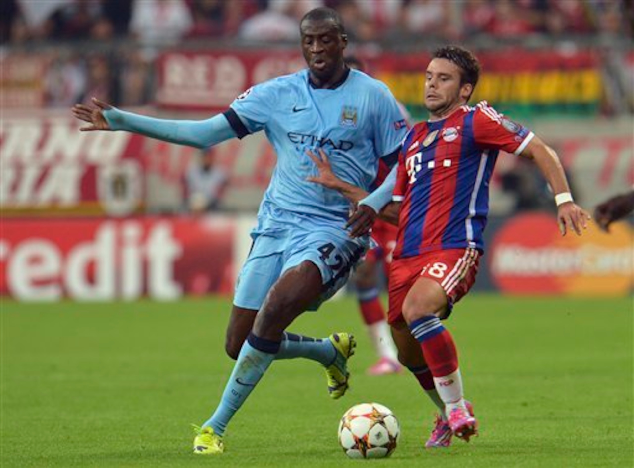 Toure was not bad against Bayern, but "not bad" is not what City pay Toure all that money to be.