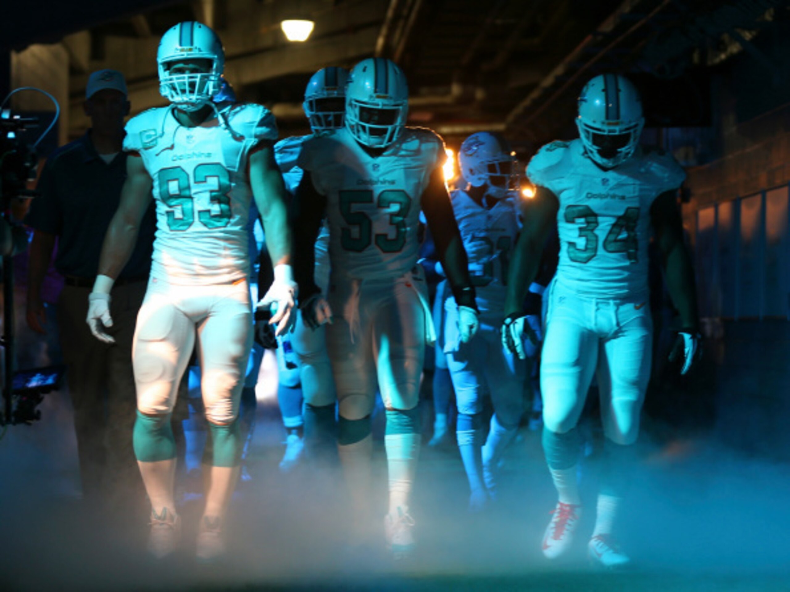 The new-look Dolphins got a new-look field
