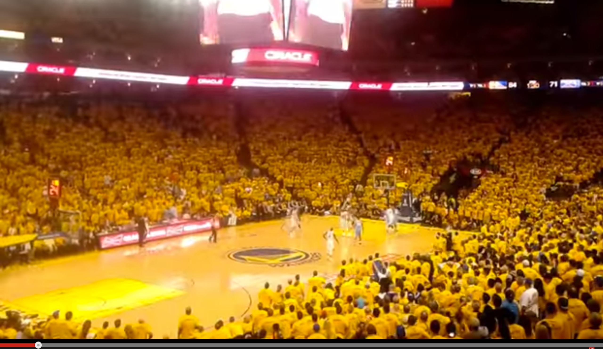 Golden State's court is one of the best in the NBA.