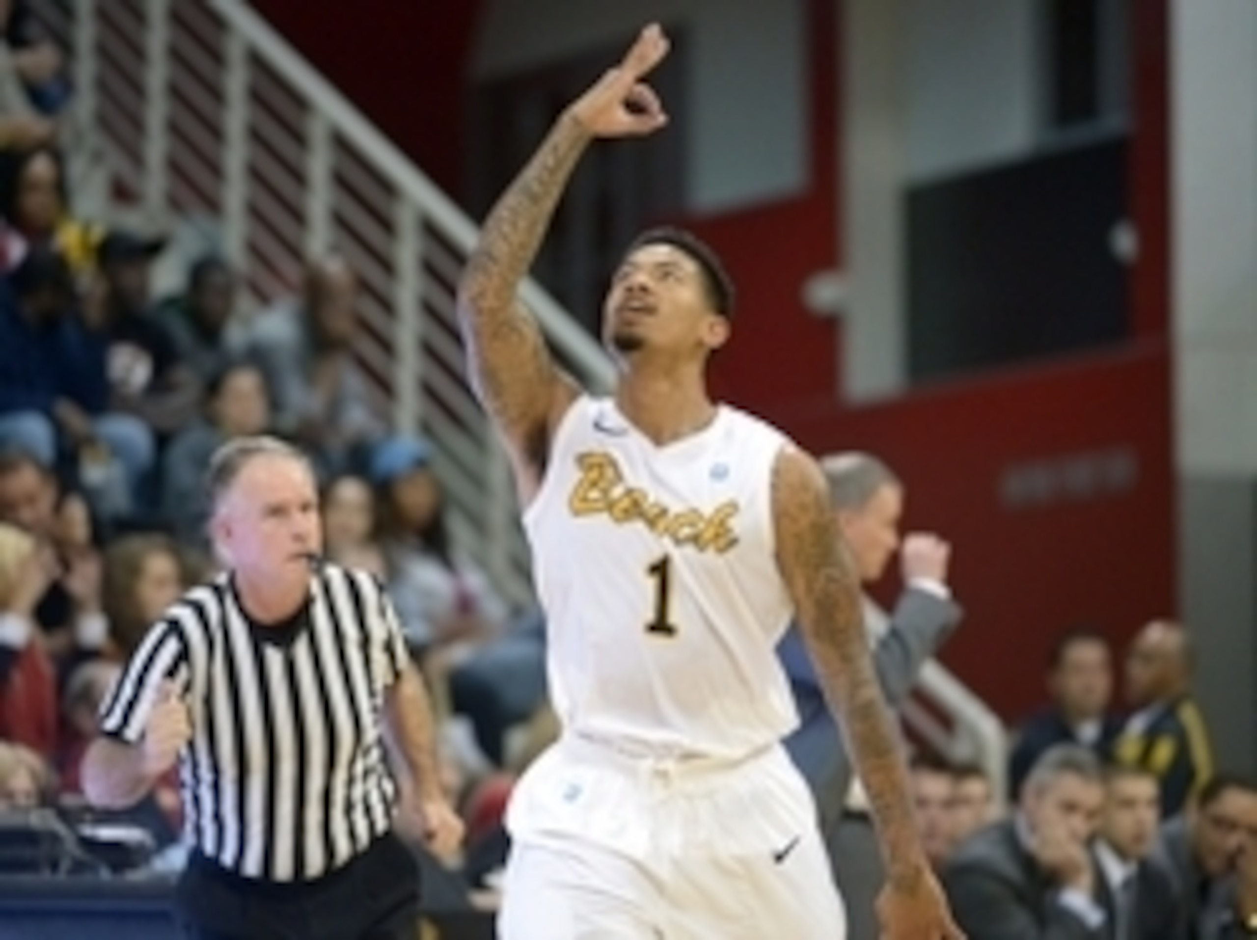 Long Beach State's uniforms are far simpler than its court.