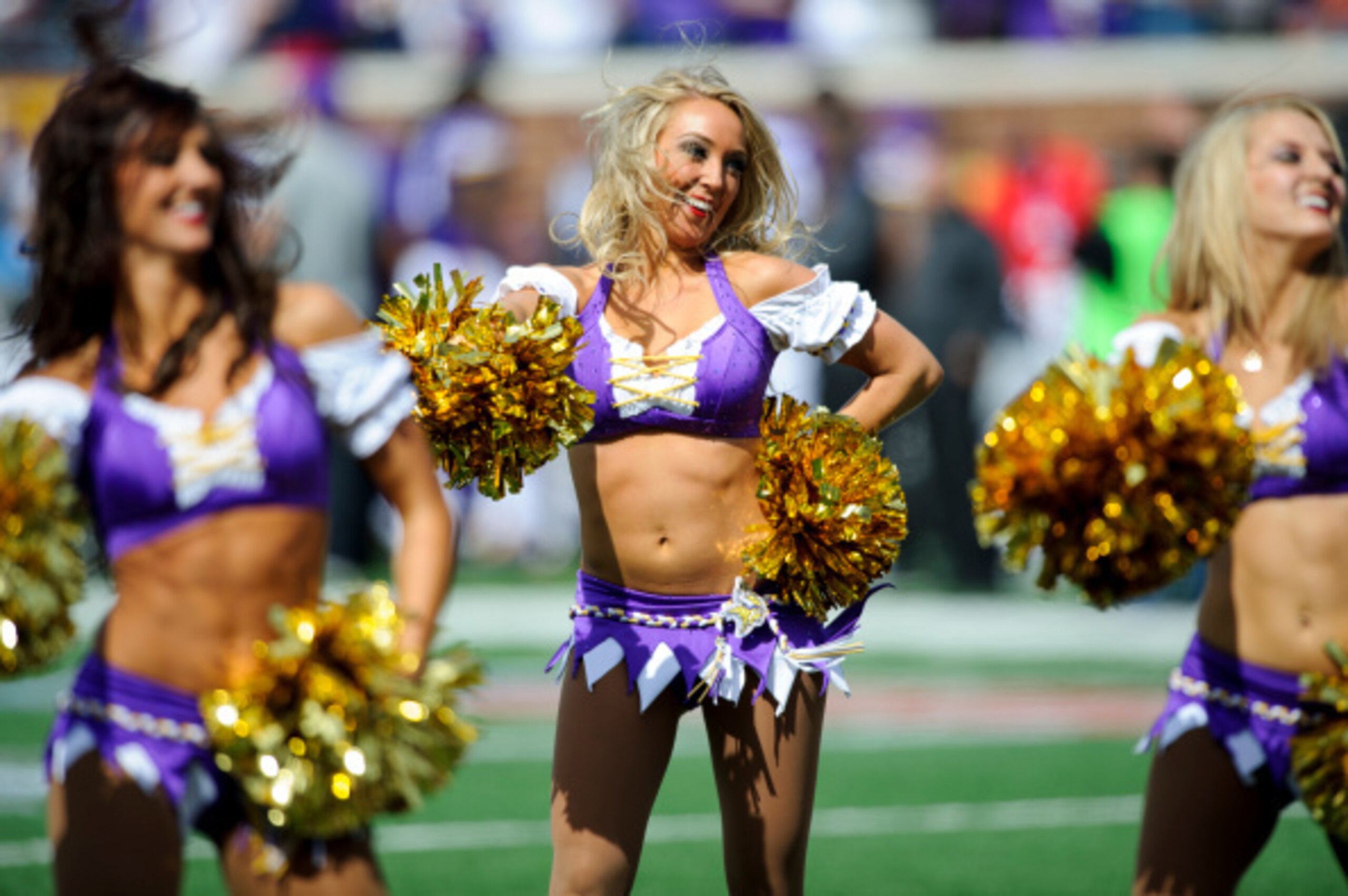 Minnesota's field is as pretty as its cheerleaders.