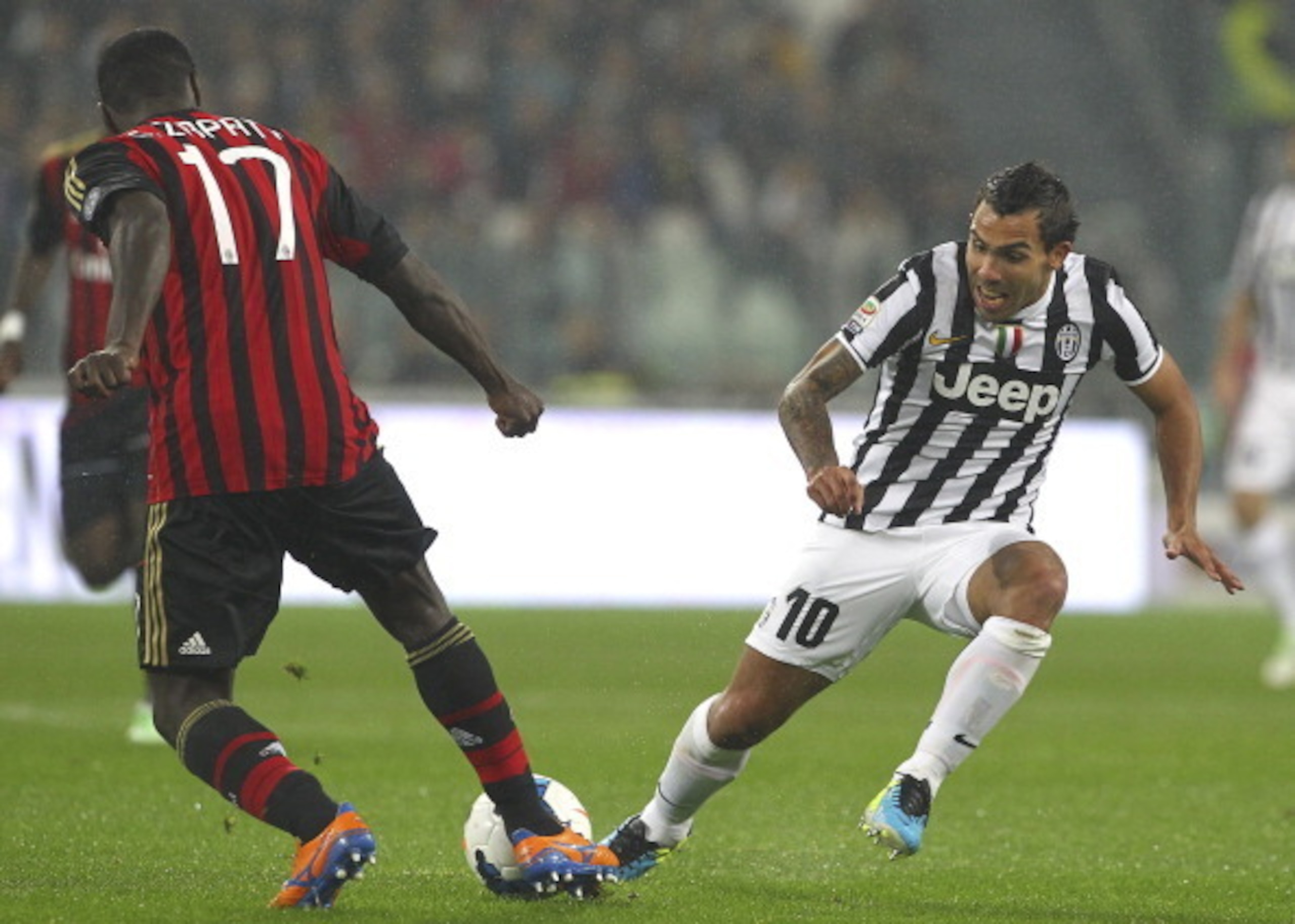 Tevez has a ripe target in Milan's weak defense.
