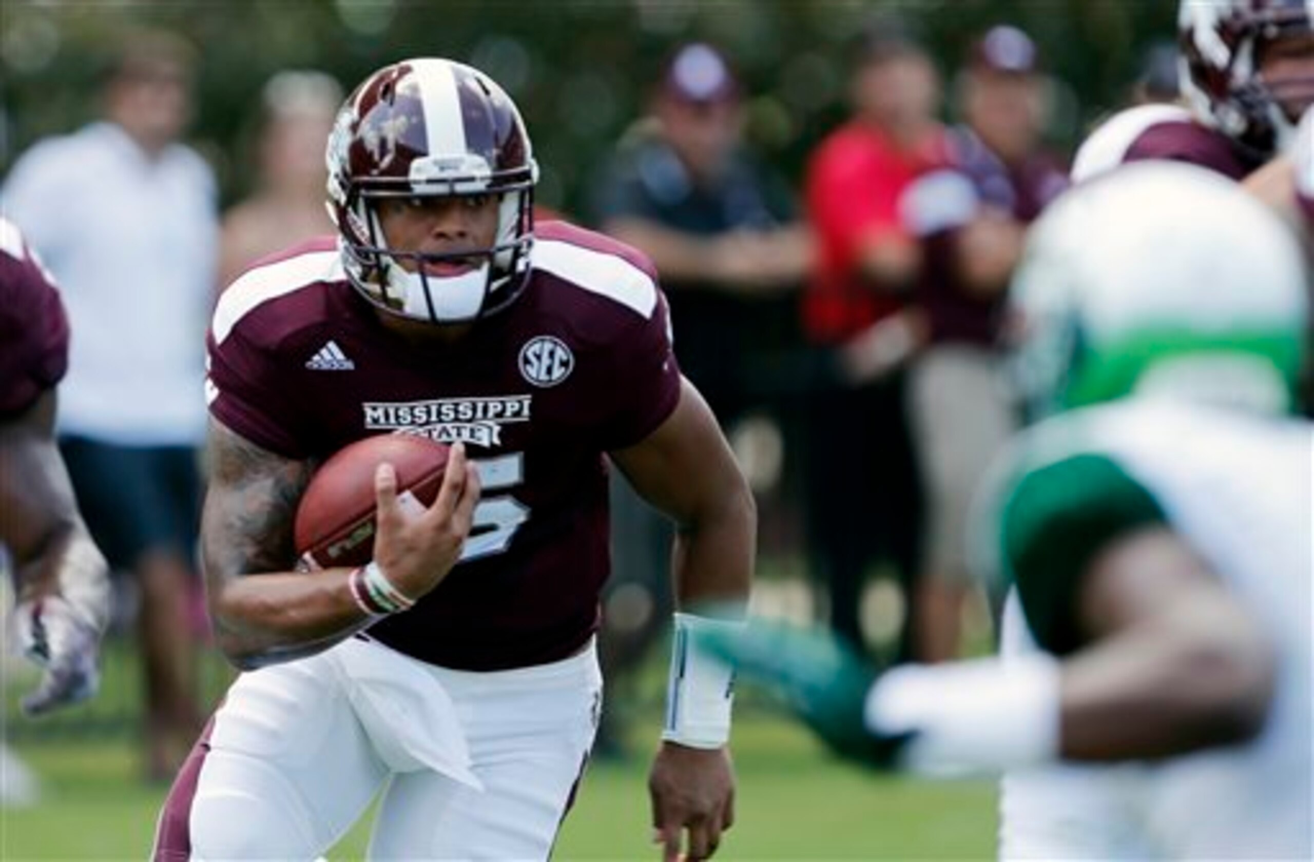 Mississippi State QB Dak Prescott is one of the SEC's top dual-threat quarterbacks.